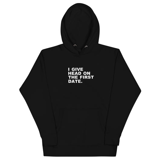 I Give Head Hoodie - Black