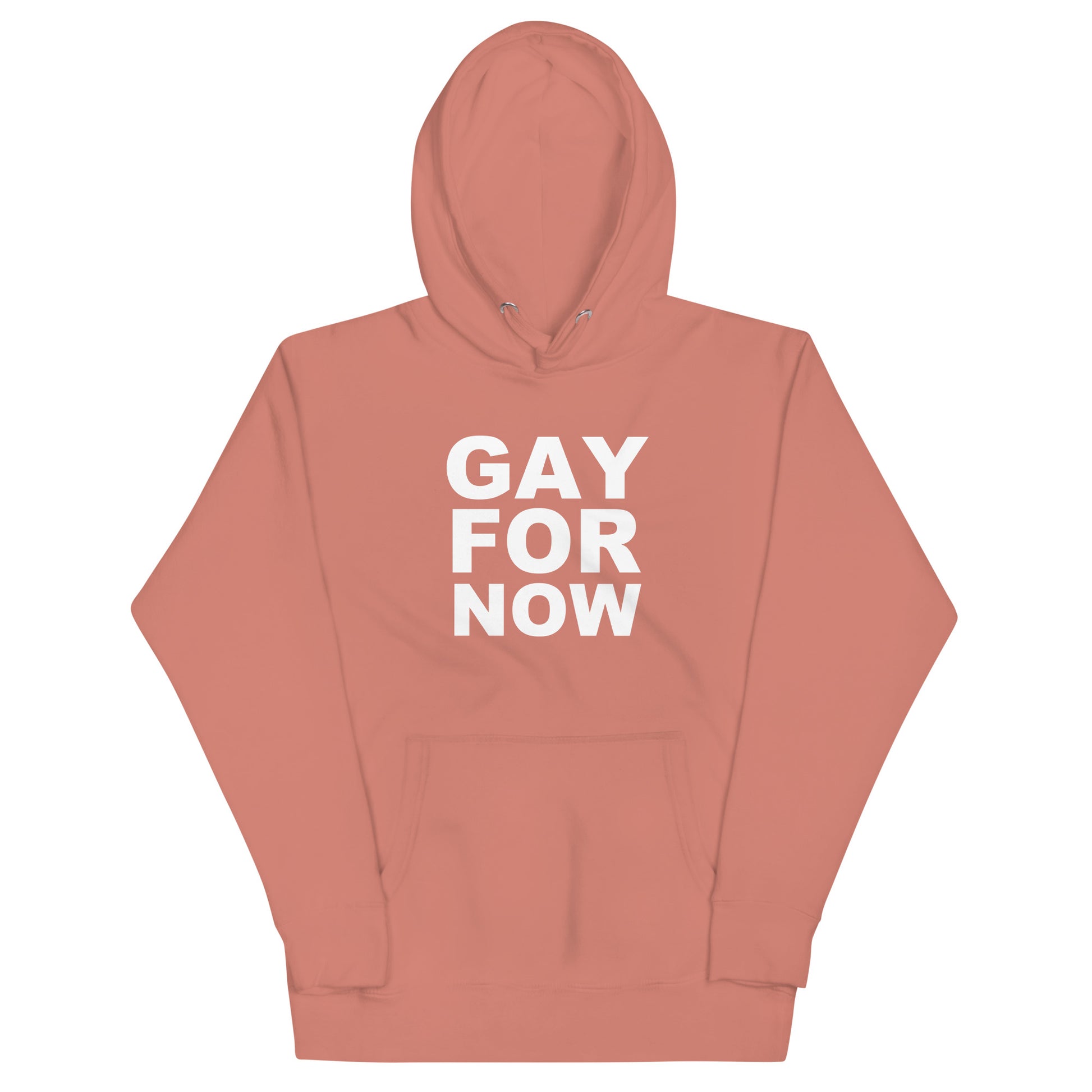 Gay For Now Hoodie - Dusty