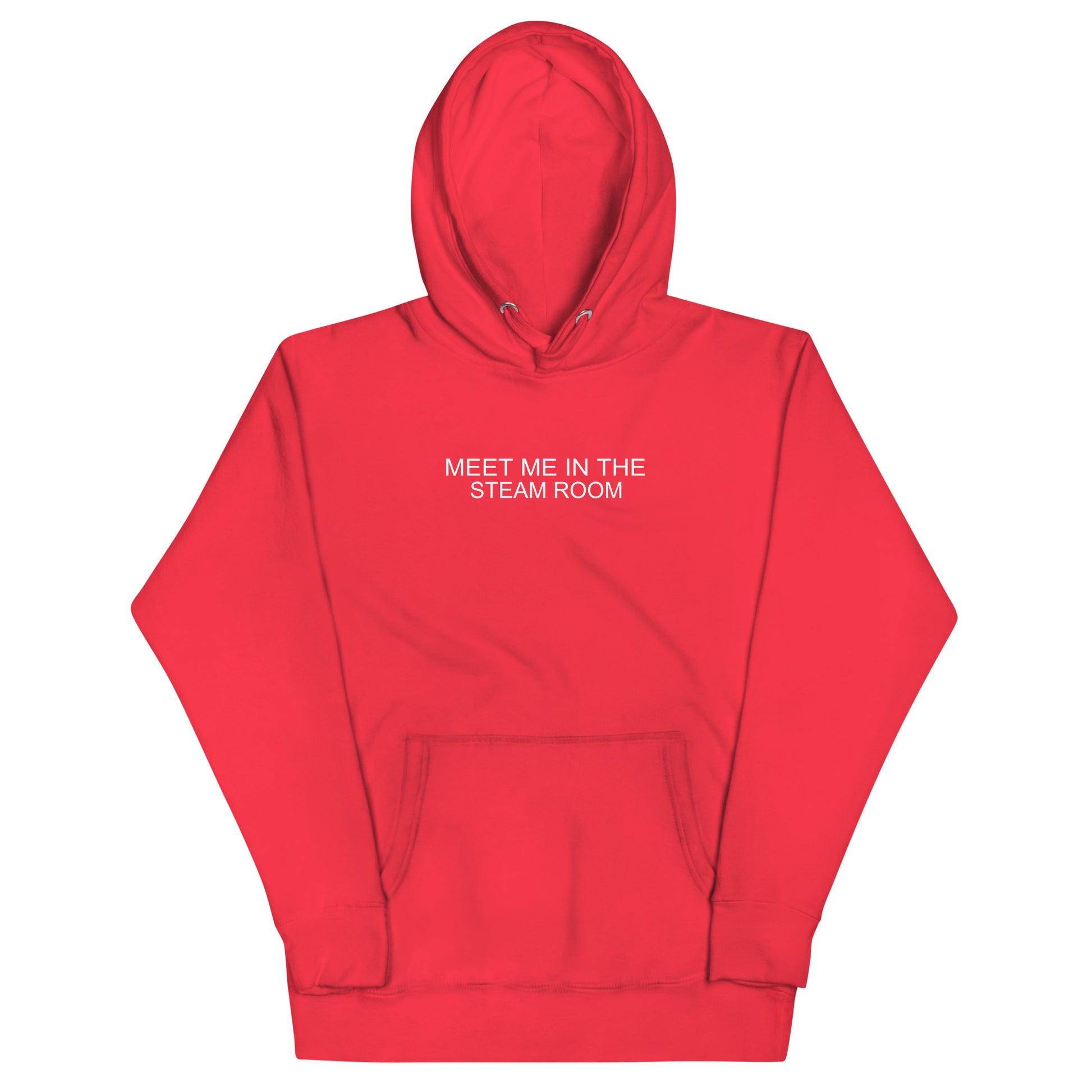 Meet Me In The Steam Room Hoodie - Red