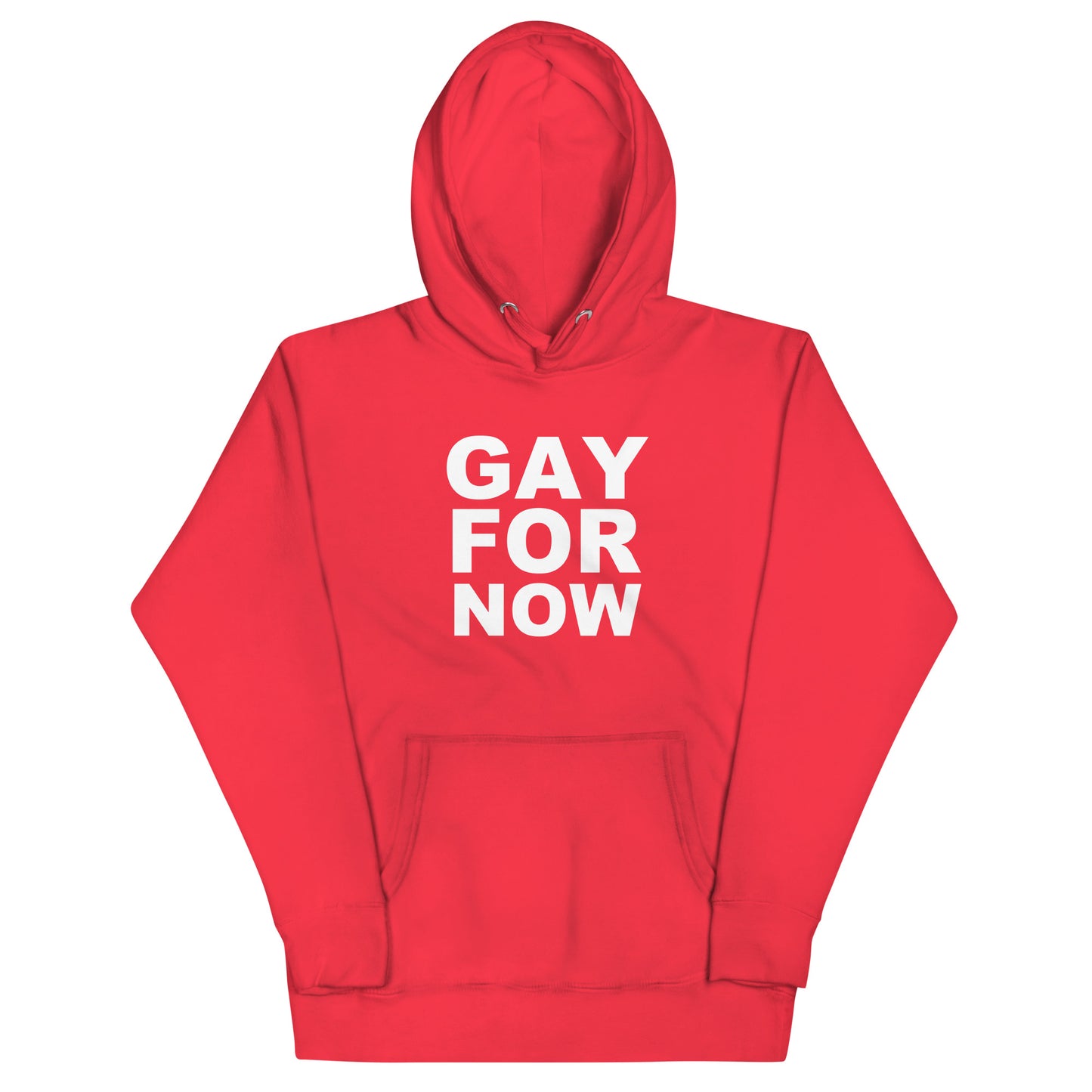 Gay For Now Hoodie - Red