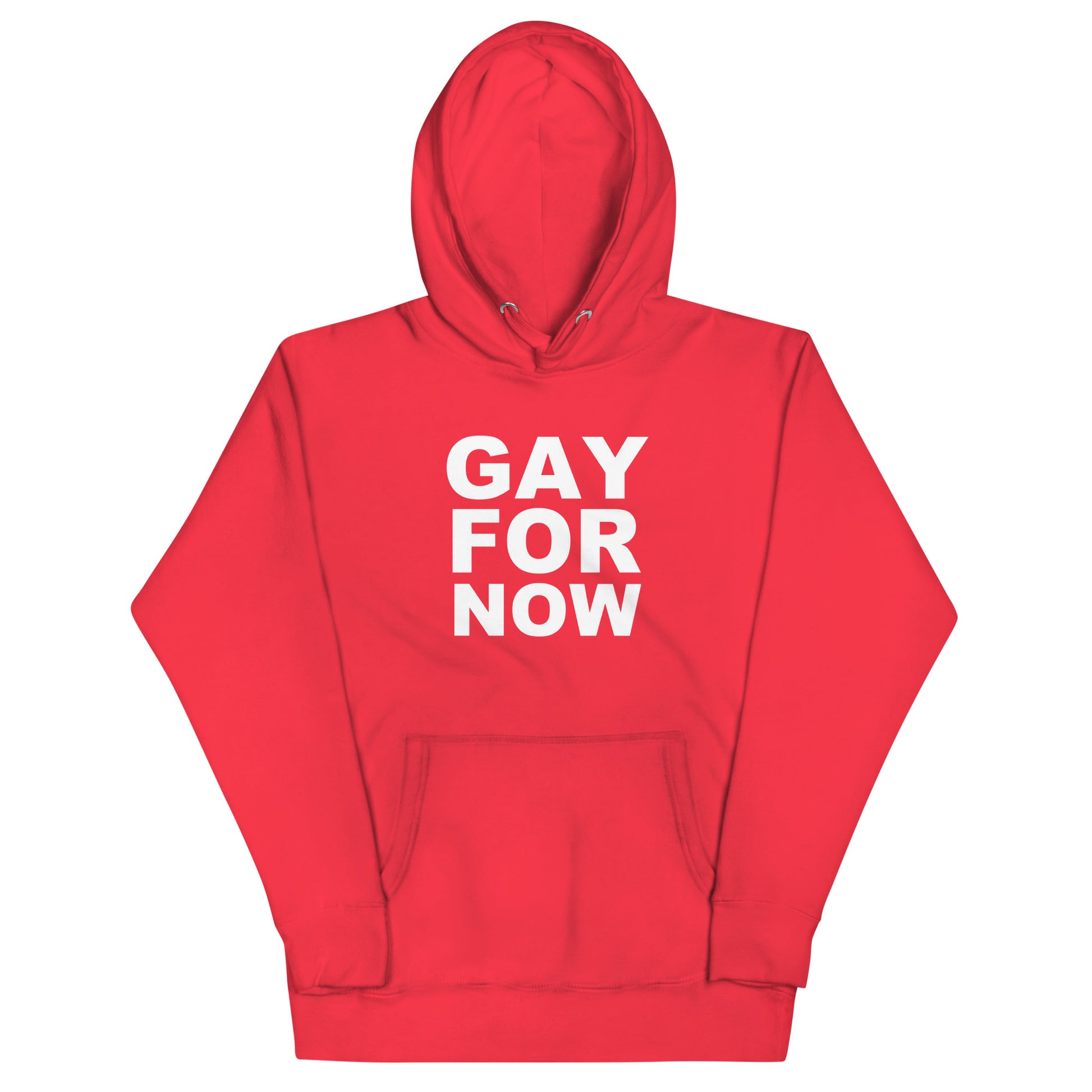 Gay For Now Hoodie - Red