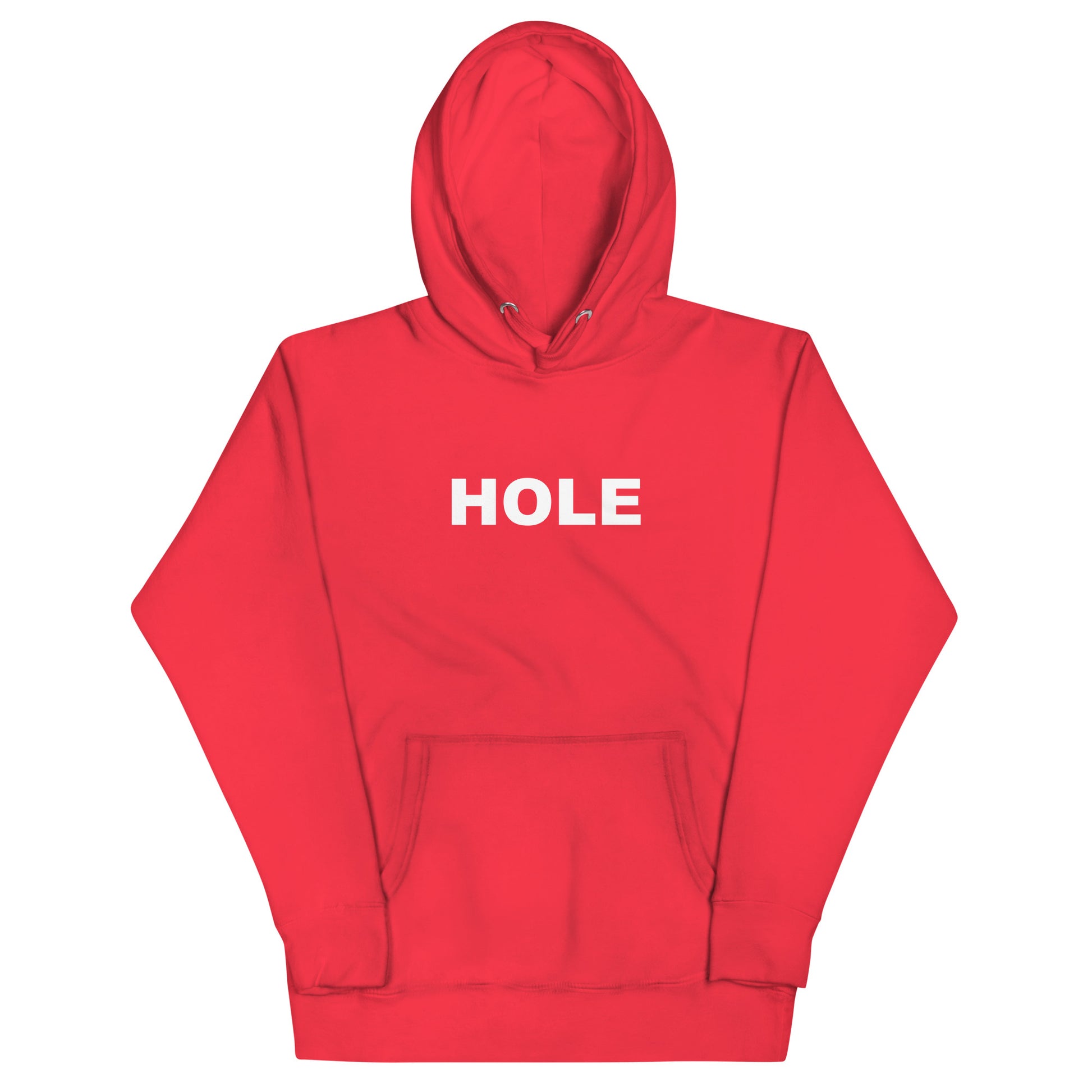Hole Hoodie - Red