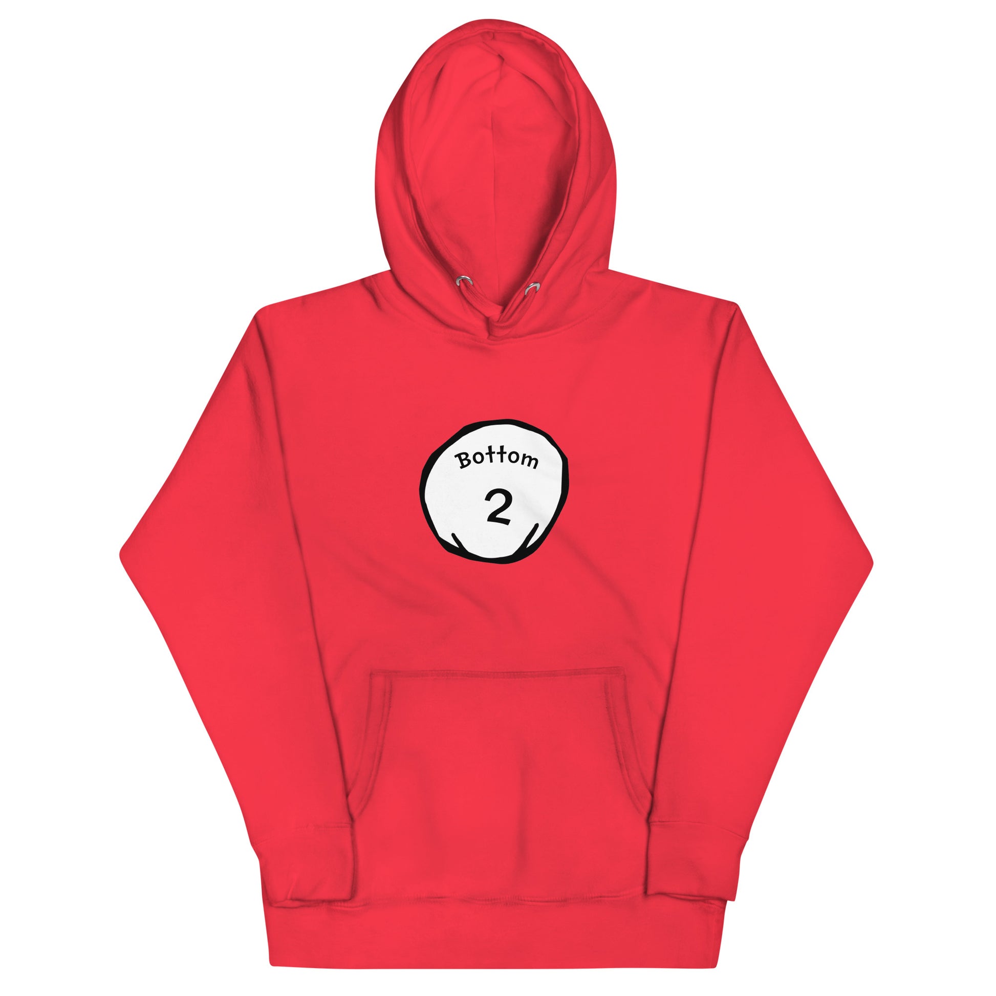 Bottom 2 Hoodie - Red
