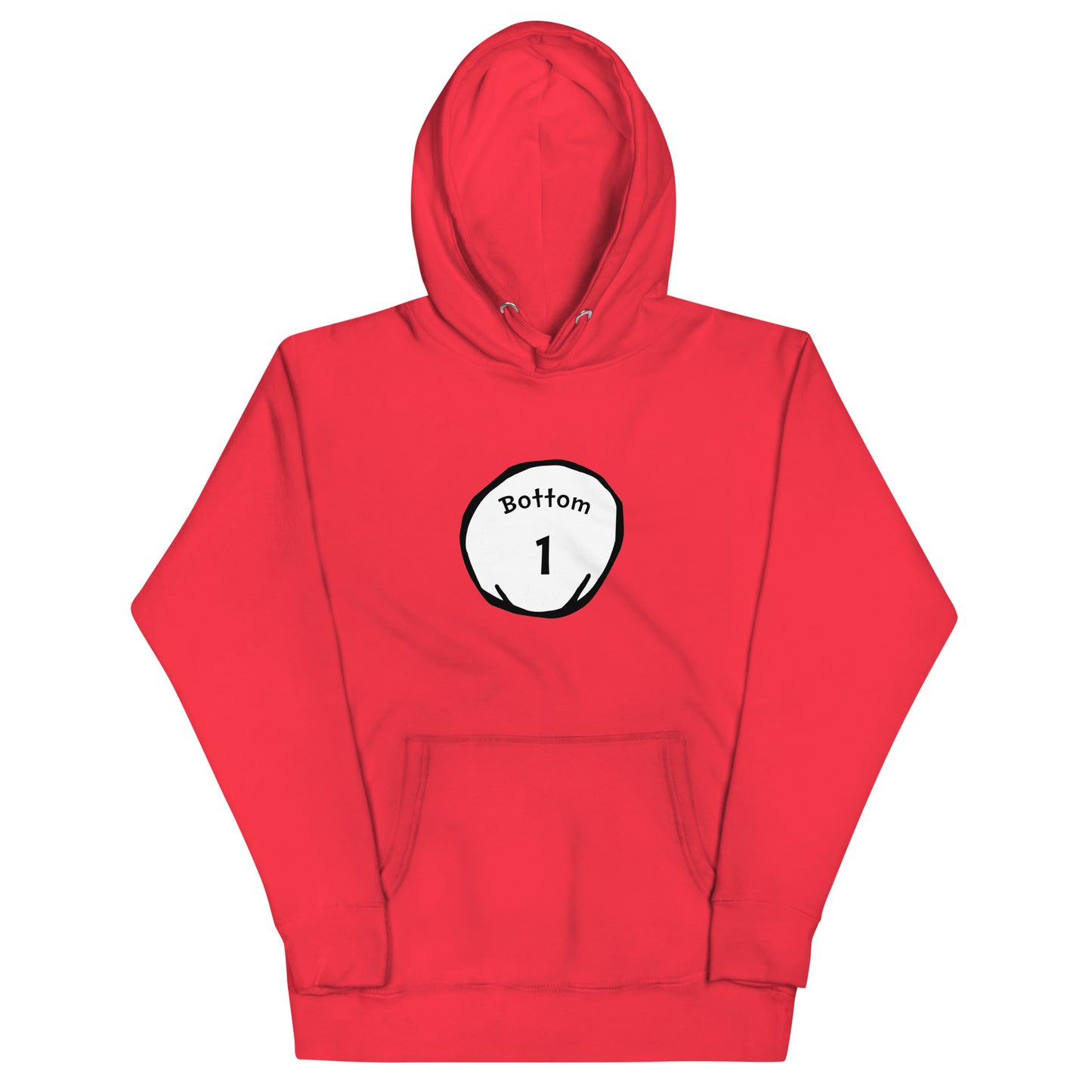 Bottom 1 Hoodie - Red