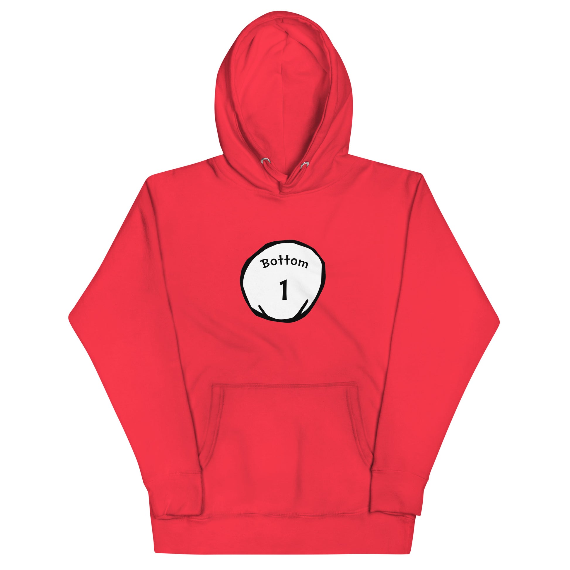 Bottom 1 Hoodie - Red