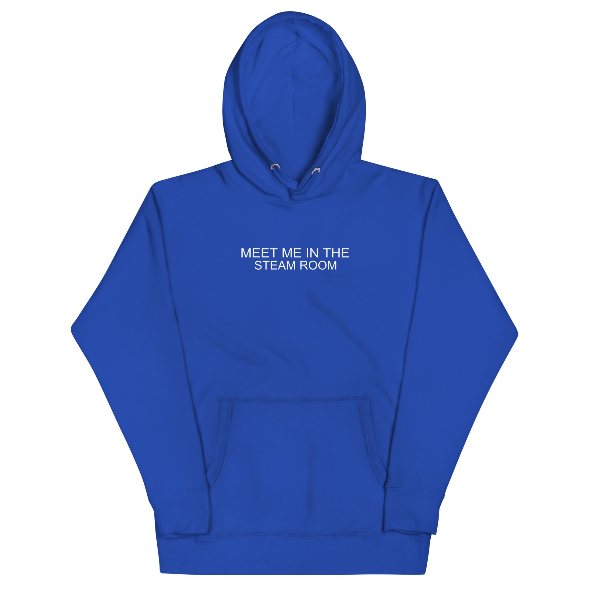 Meet Me In The Steam Room Hoodie - Team Royal