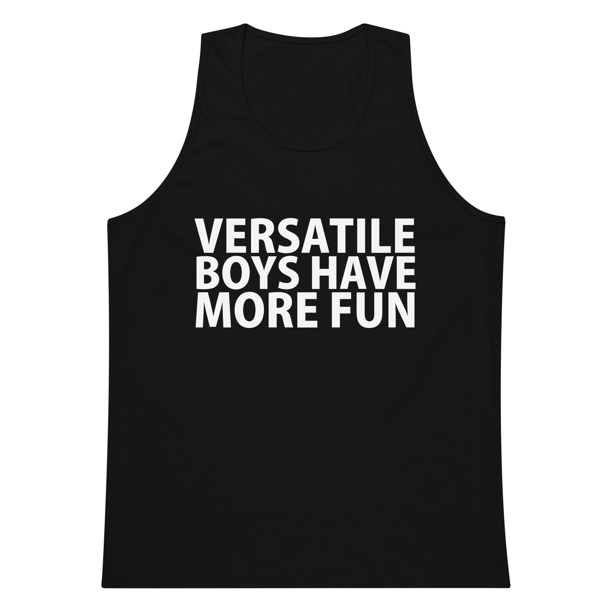 Versatile Boys Have Move Fun Tank Top - Black