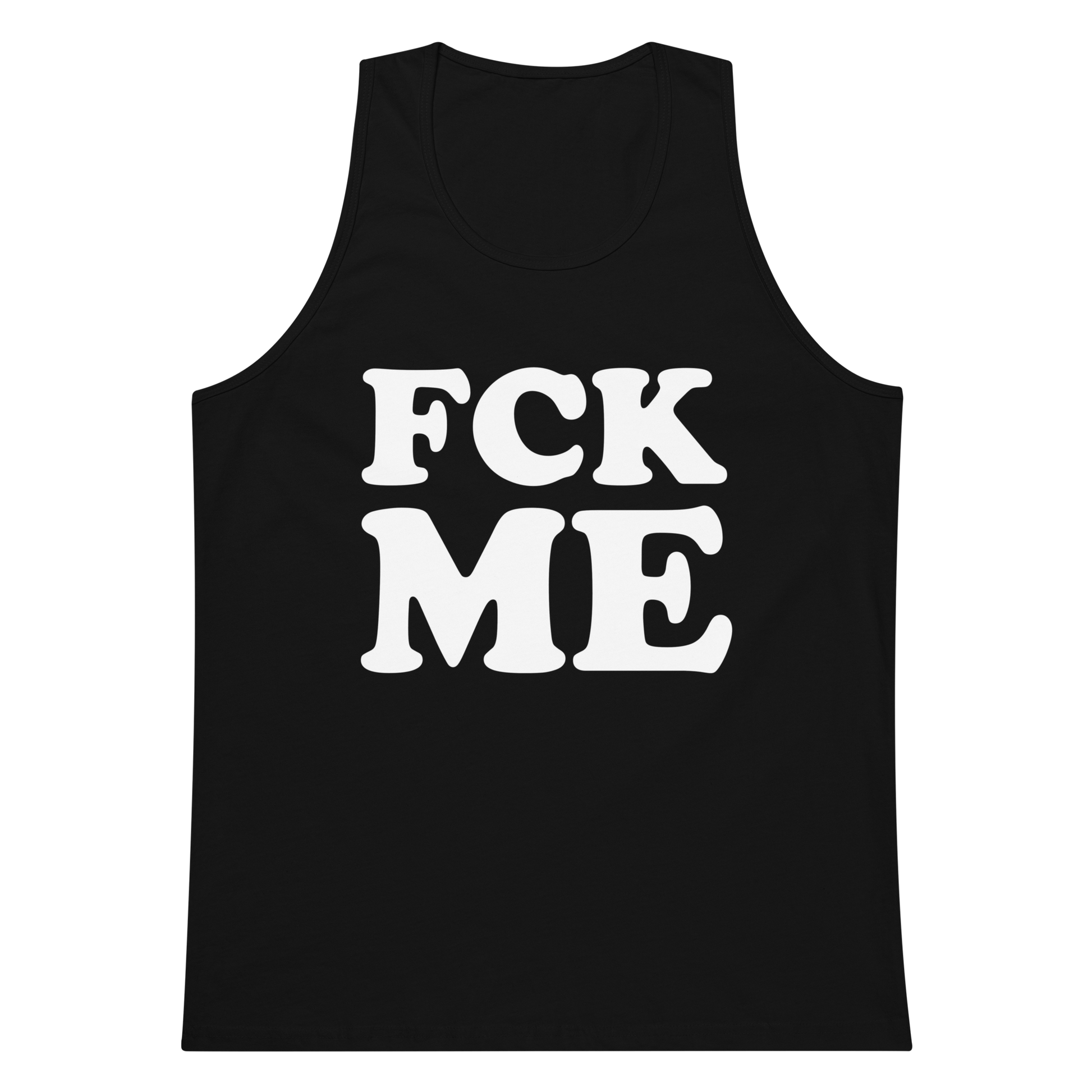 FCK Me Tank Top - Black