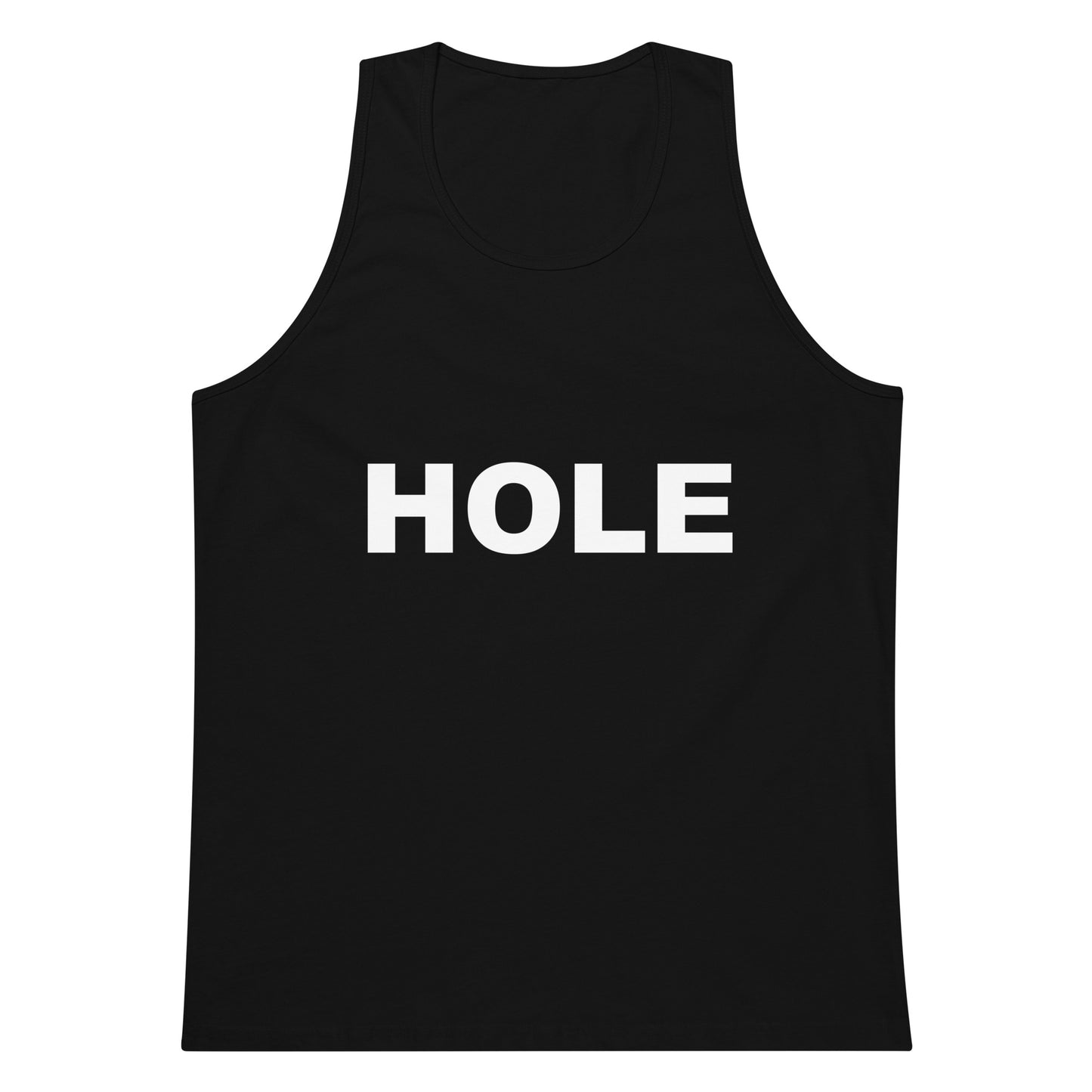 Hole Tank Top - Black