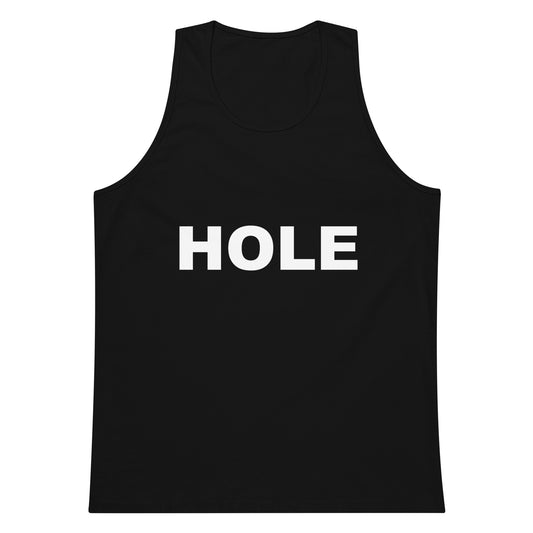 Hole Tank Top - Black