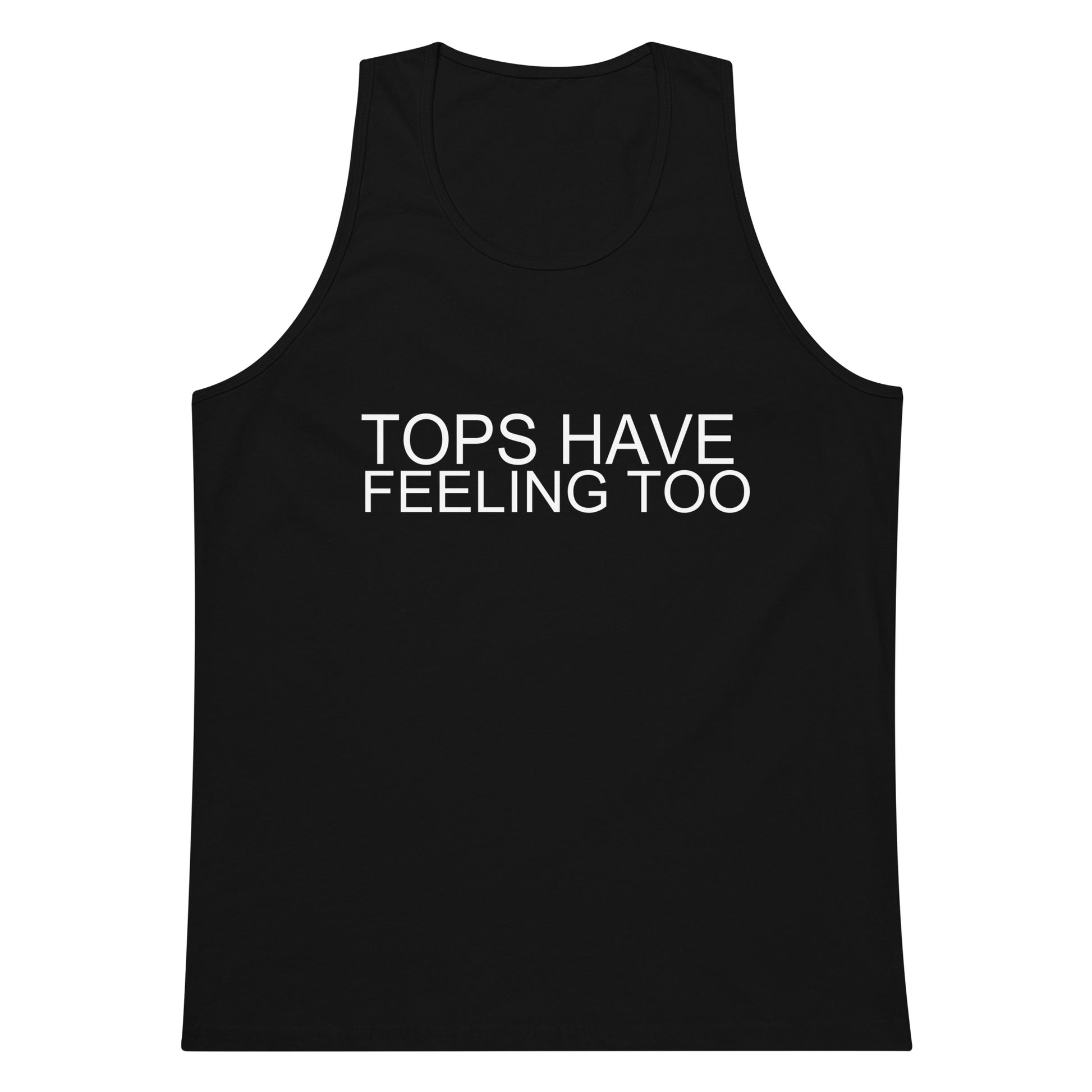 Tops Have Feeling Too Tank Top - Black