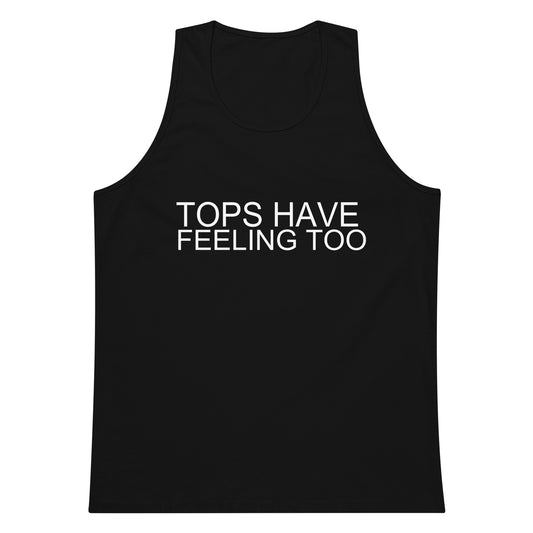 Tops Have Feeling Too Tank Top - Black