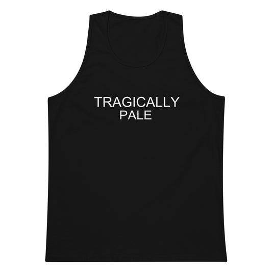 Tragically Pale Tank Top - Black