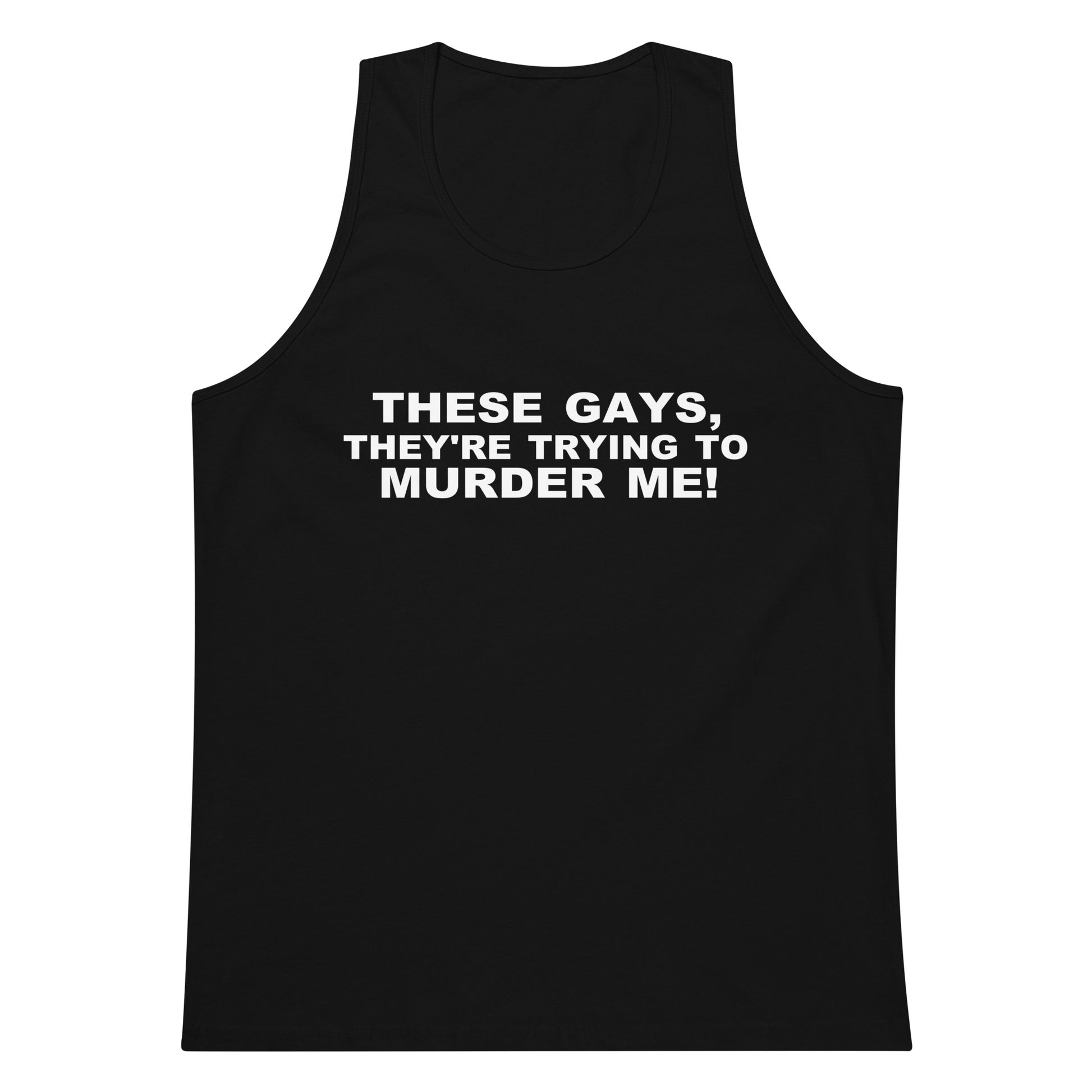 These Gays Tank Top - Black