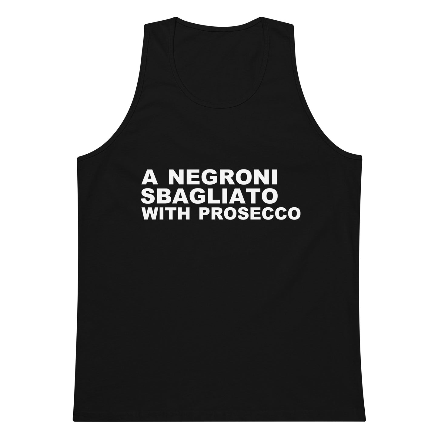 A Negroni Sbagliato With Prosecco Tank Top - Black