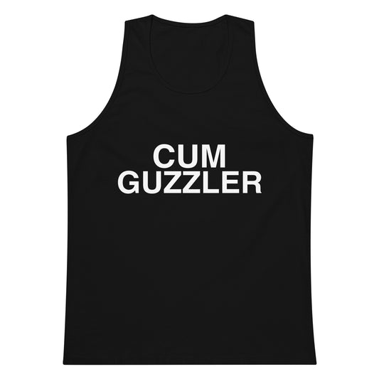 Cum Guzzler Tank Top - Black