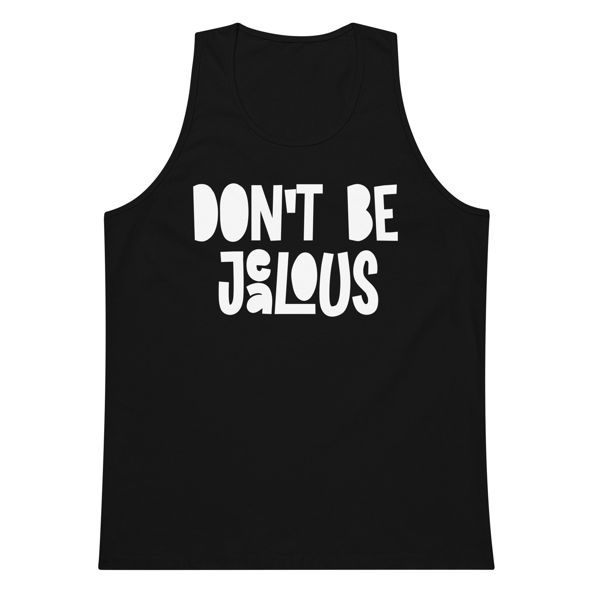 Don't Be Jealous Tank Top - Black