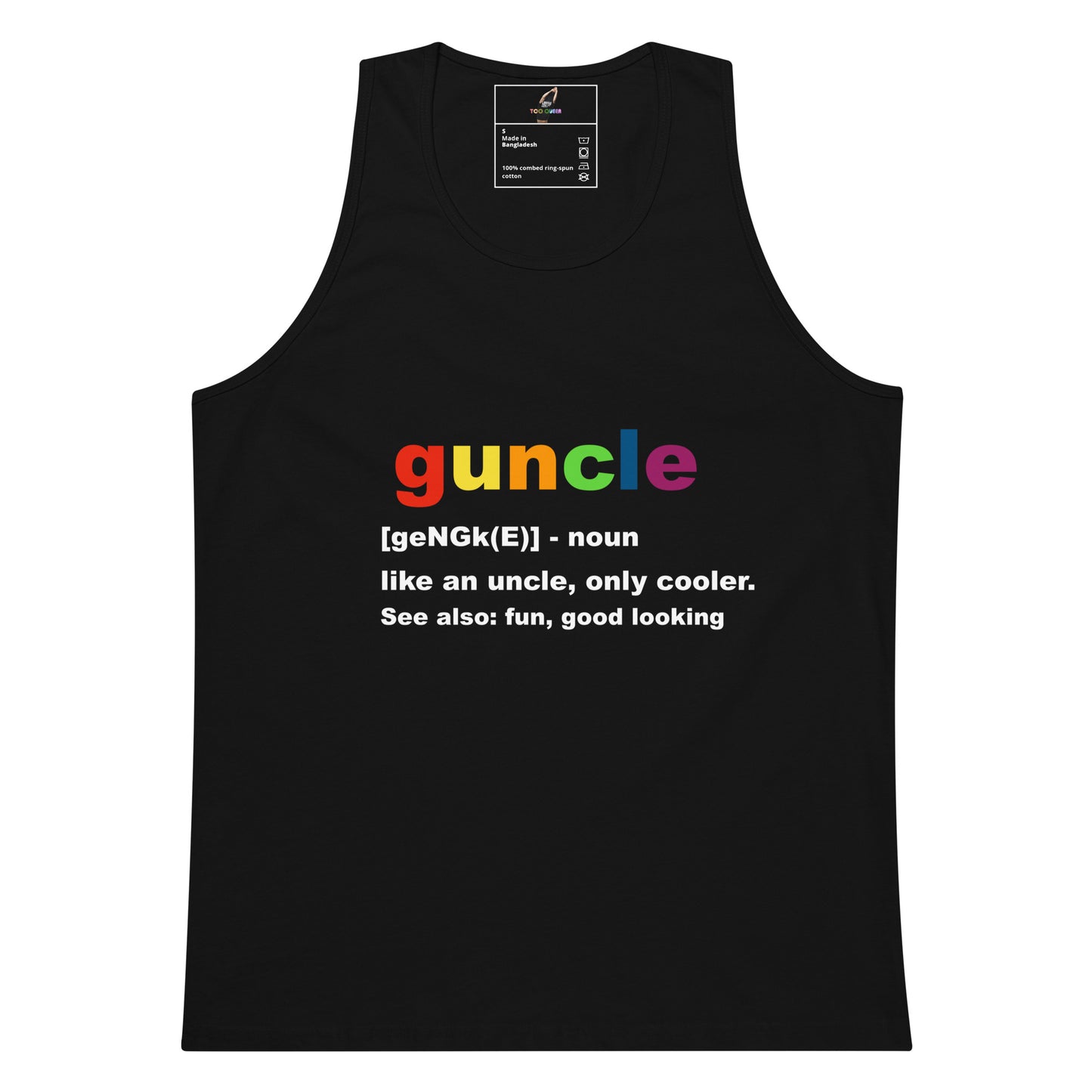 Guncle Tank Top - Black