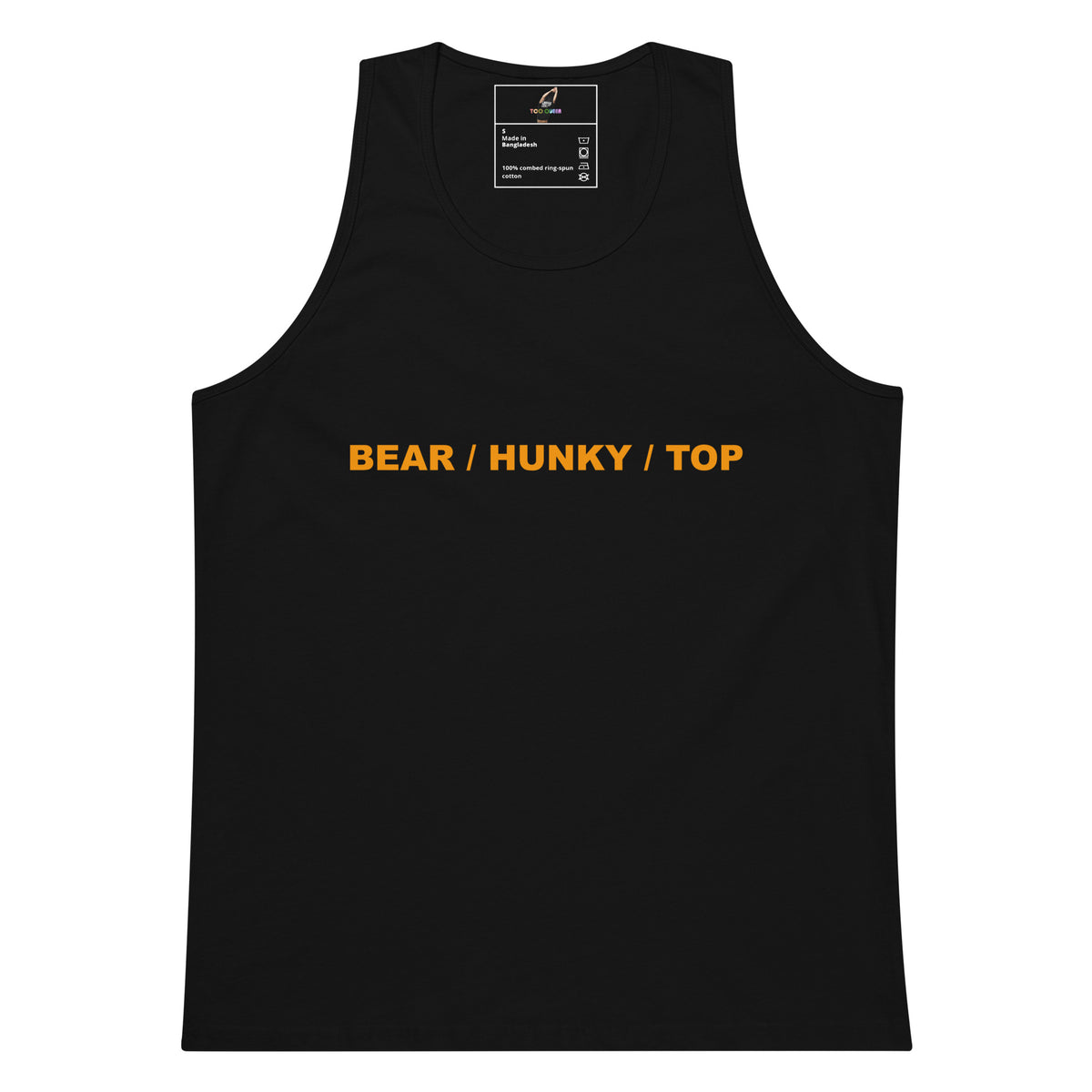Bear / Hunky / Top Unisex tank top - Black