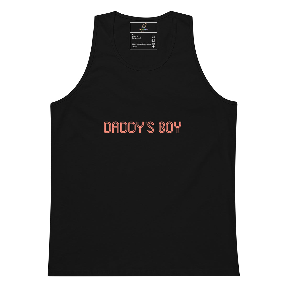 Daddy's Boy Unisex tank top - Black
