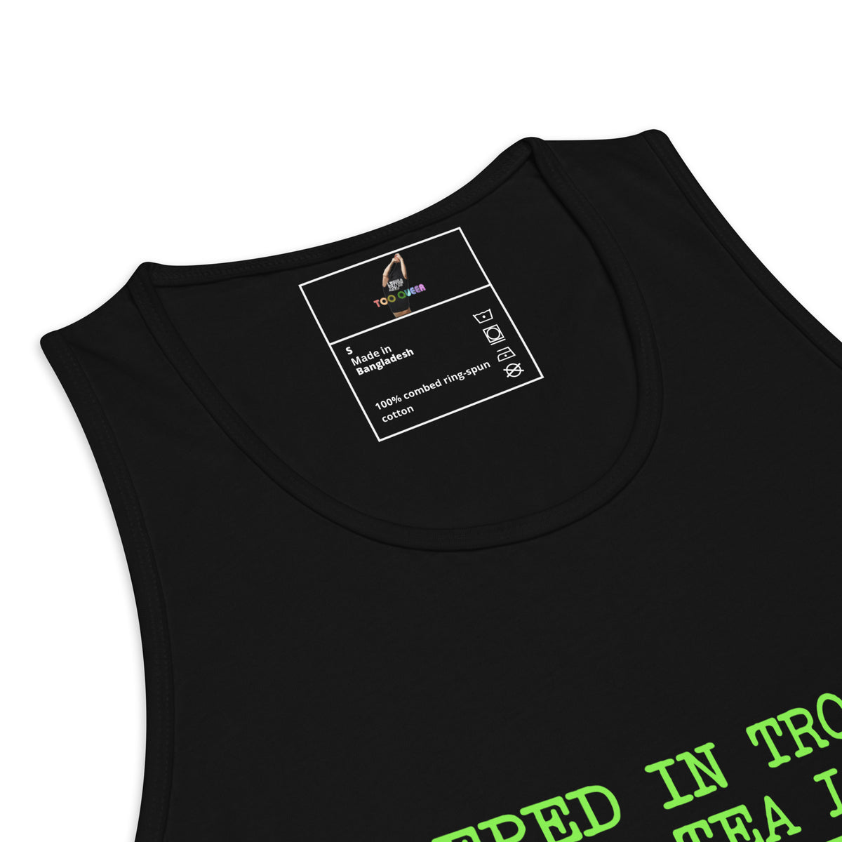 Steeped In Trouble Unisex tank top