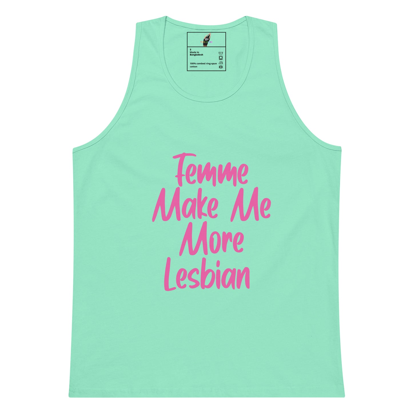 Femme Make Me More Lesbian Unisex Tank Top