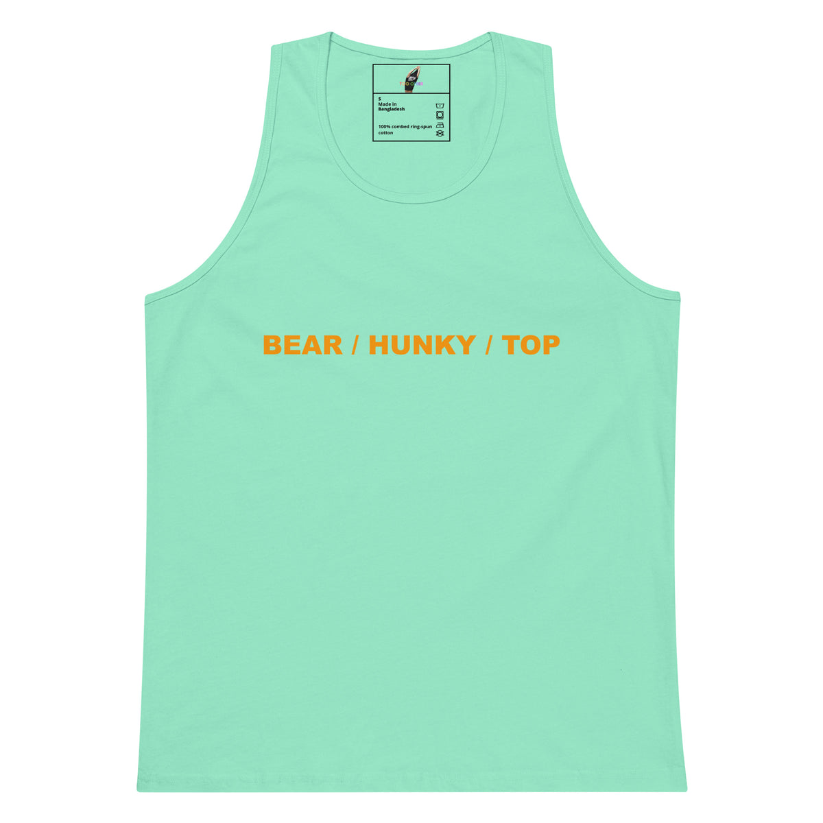 Bear / Hunky / Top Unisex tank top - Mint