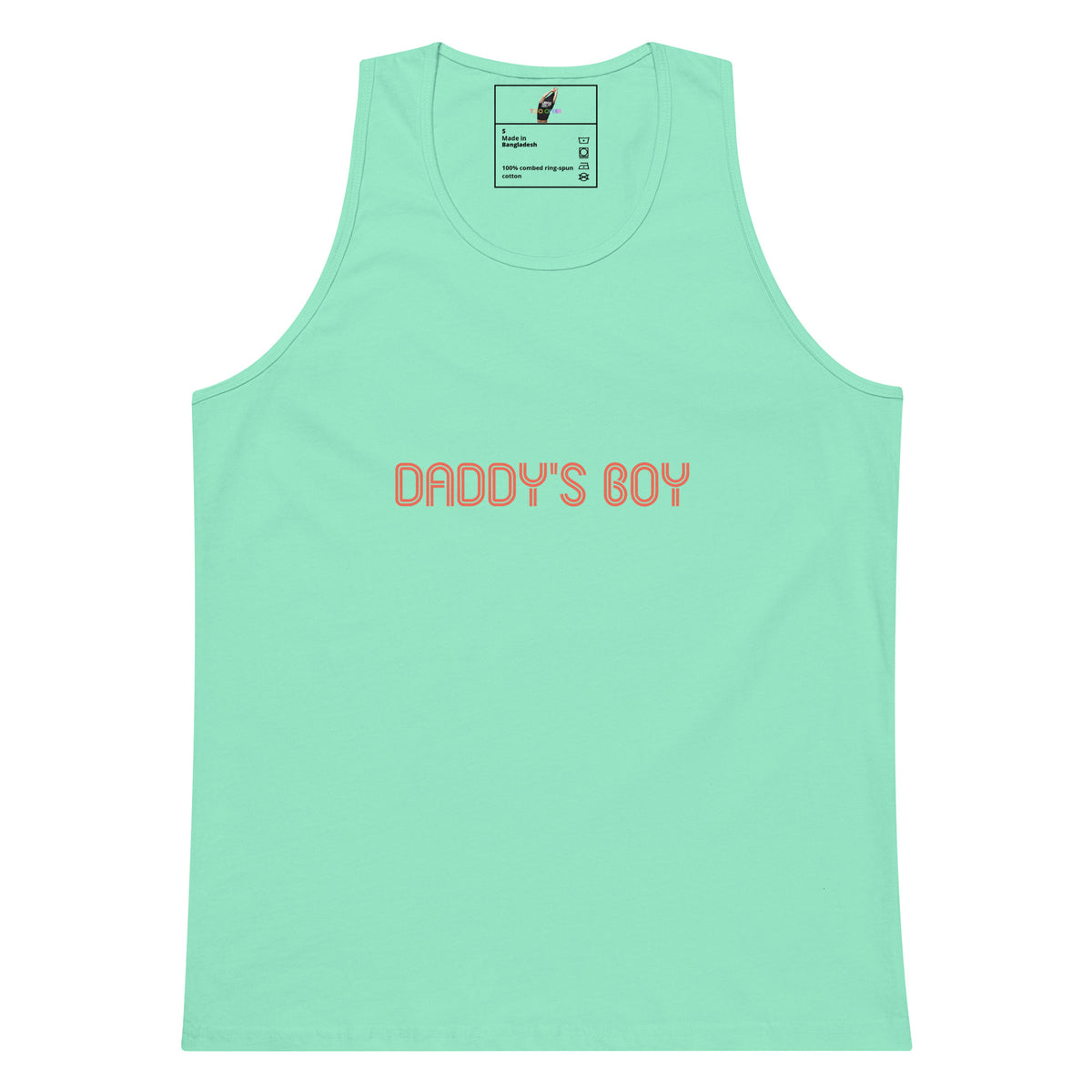 Daddy's Boy Unisex tank top - Mint