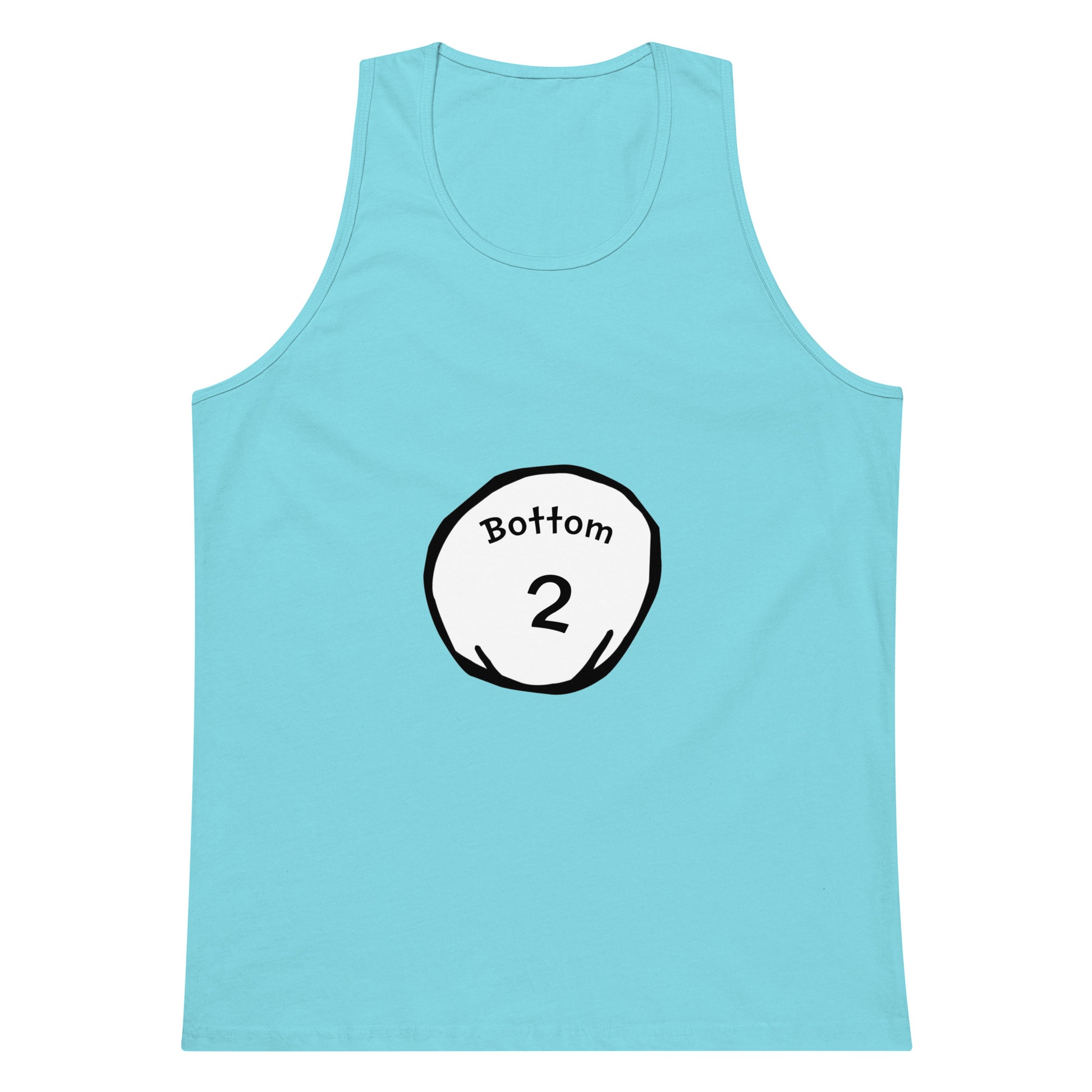 Bottom 2 Tank Top - Pacific Blue
