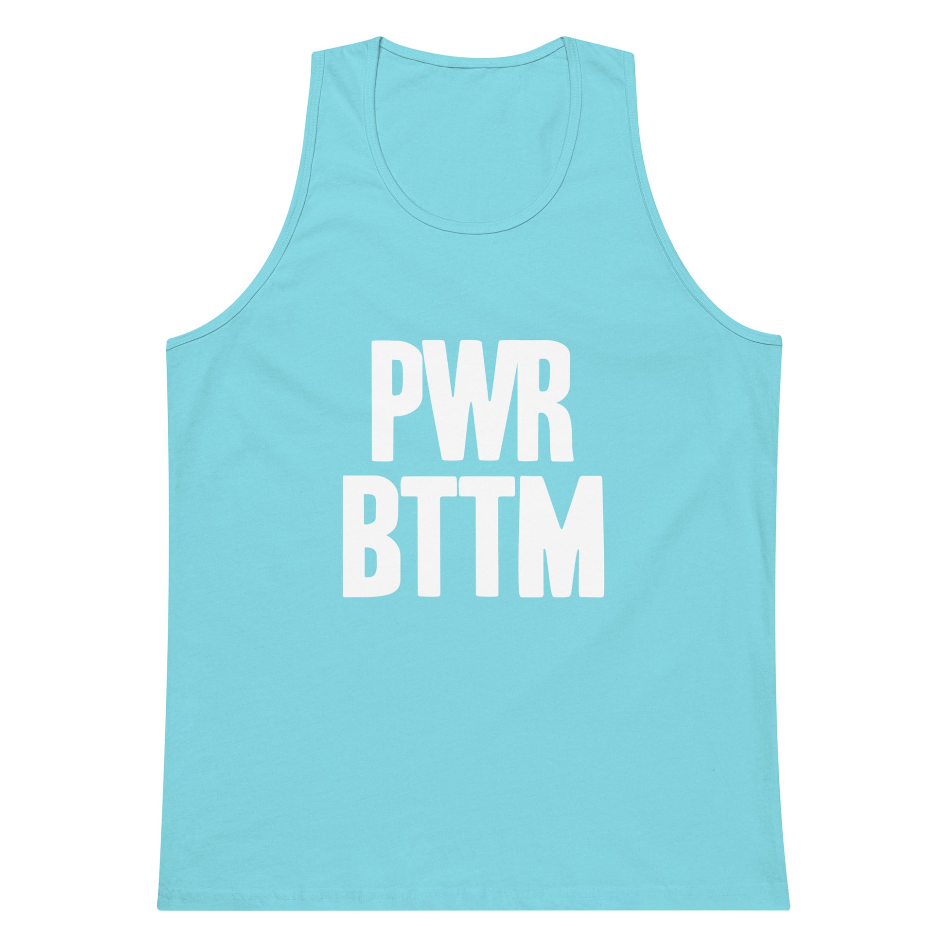 PWR BTTM Tank Top - Pacific Blue