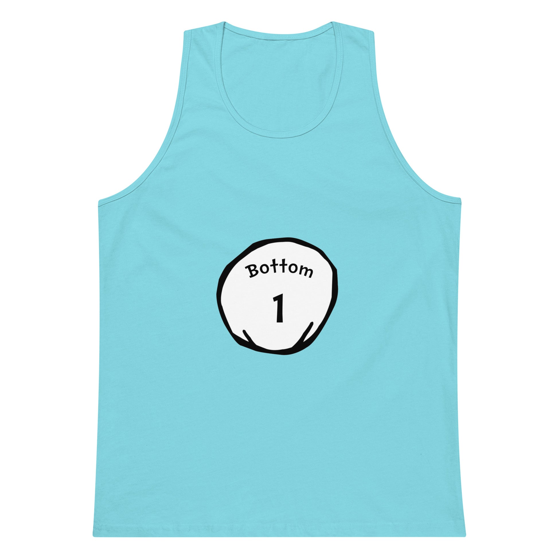Bottom 1 Tank Top - Pacific Blue