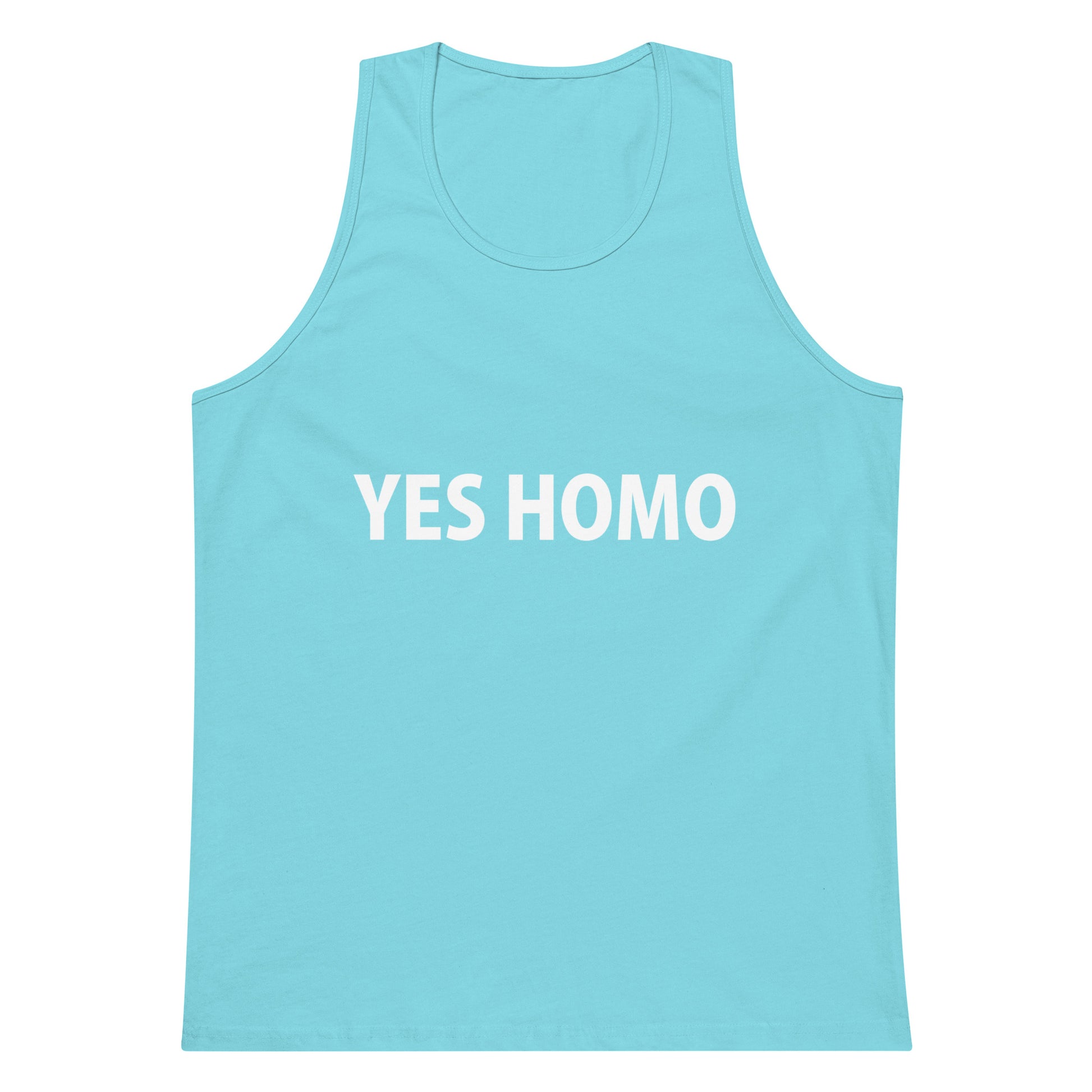 Yes HOMO Tank Top - Pacific Blue