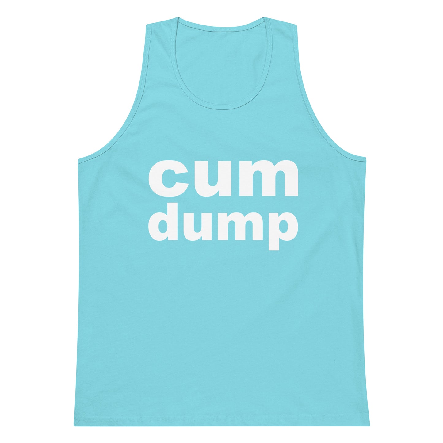 Cum Dump Tank Top - Pacific Blue