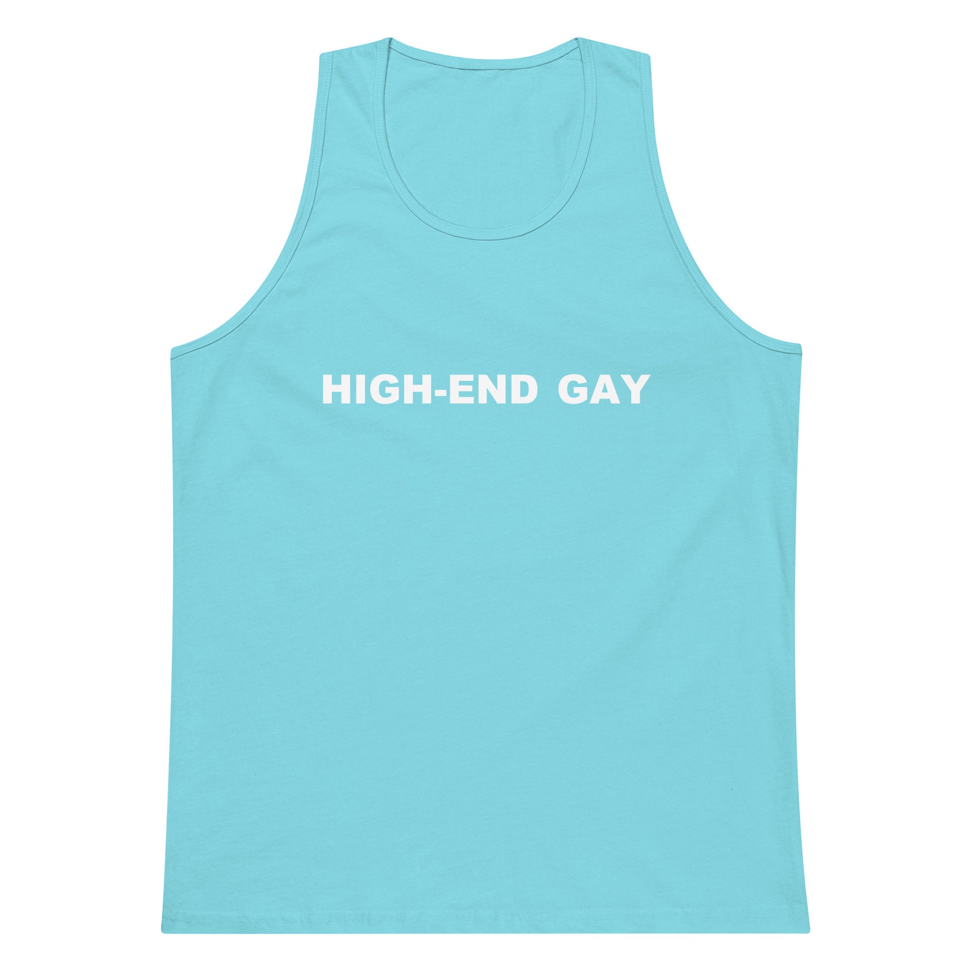 High-End Gay Tank Top - Pacific Blue