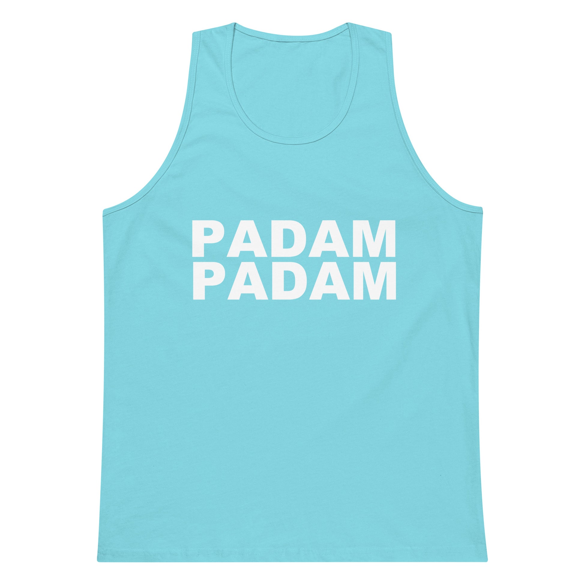 Padam Padam Tank Top - Pacific Blue