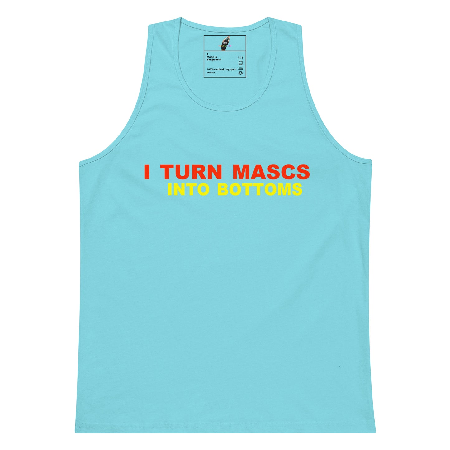 Mascs Into Bottoms Cut Off - Pacific Blue