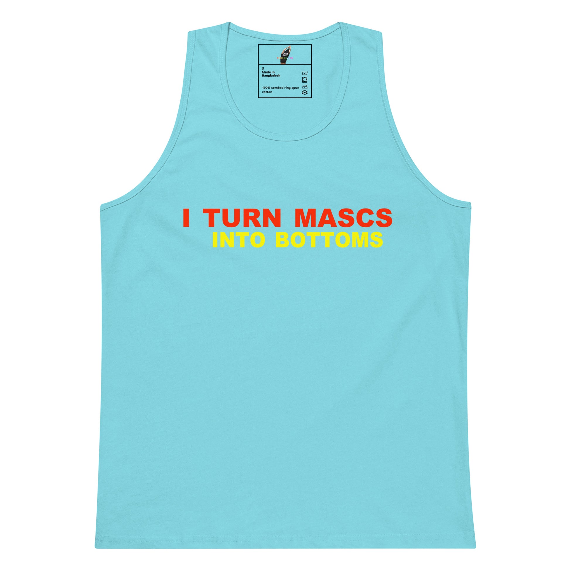 Mascs Into Bottoms Cut Off - Pacific Blue