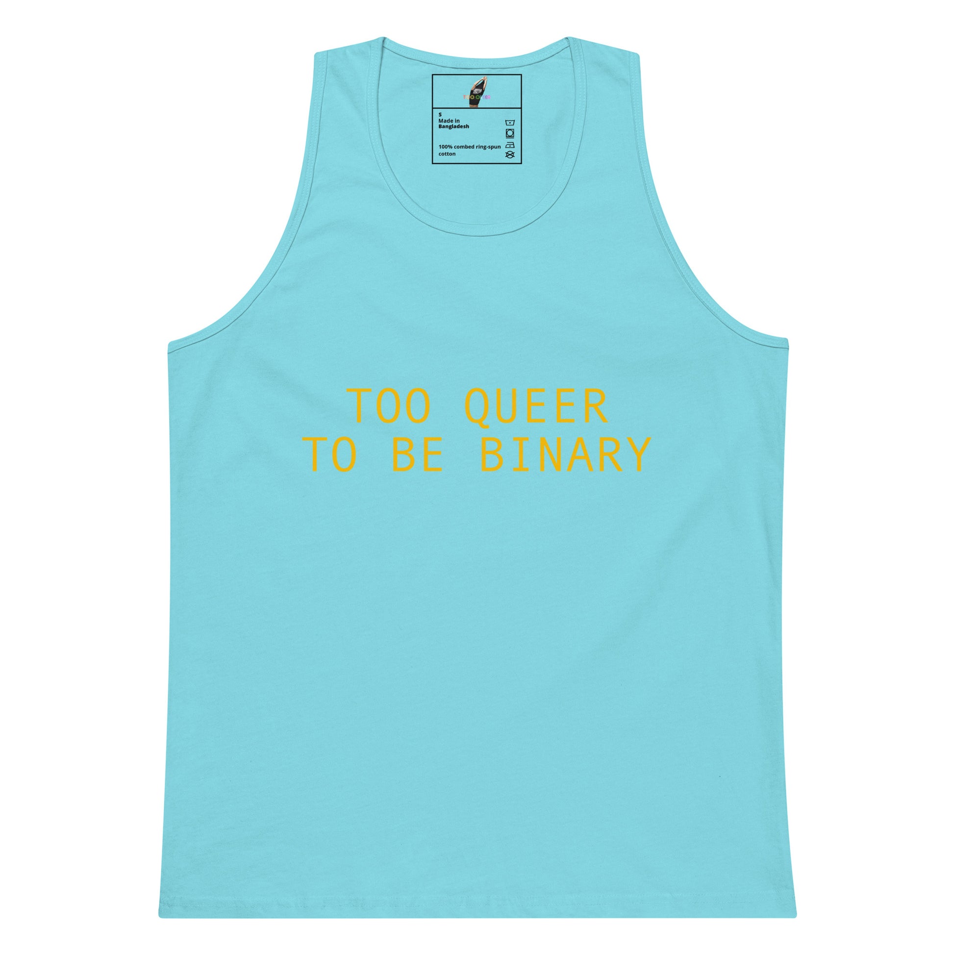 Too Queer To Be Binary Tank Top
