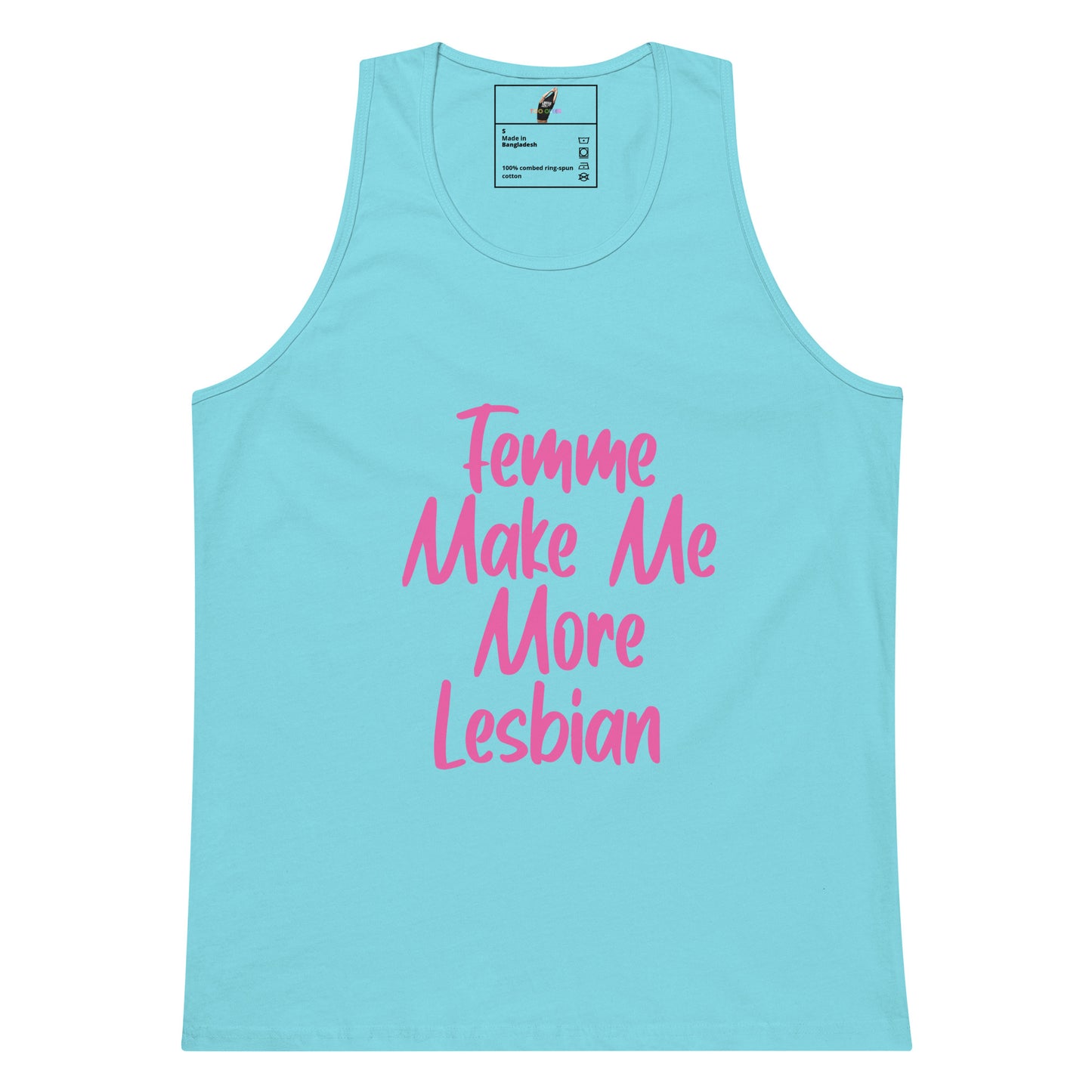Femme Make Me More Lesbian Unisex Tank Top