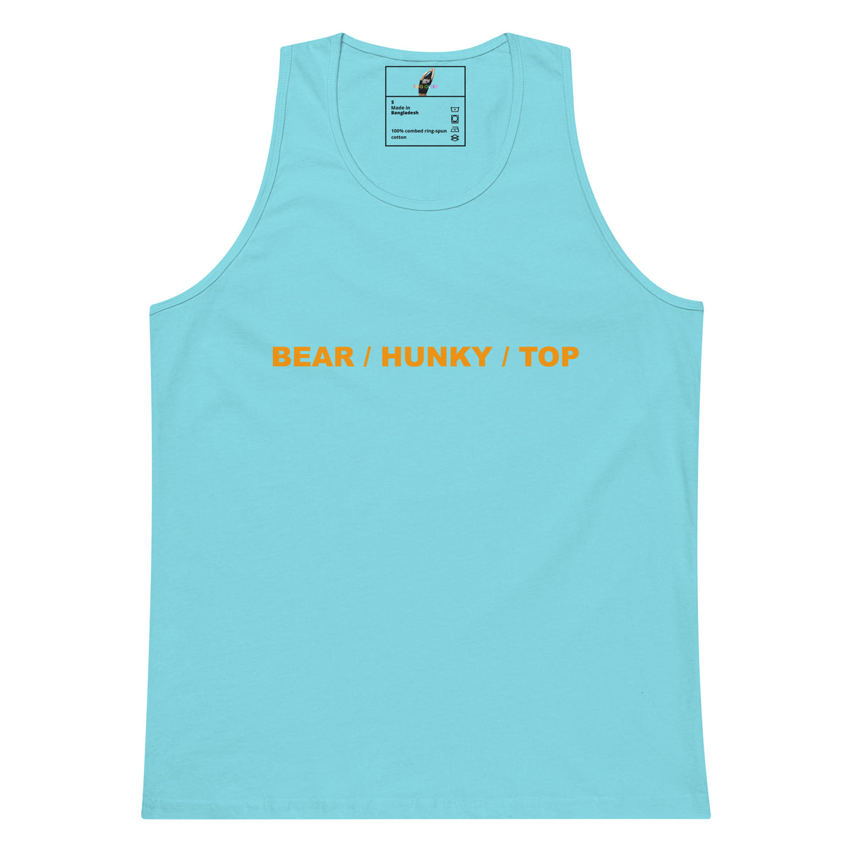 Bear / Hunky / Top Unisex tank top - Pacific Blue 