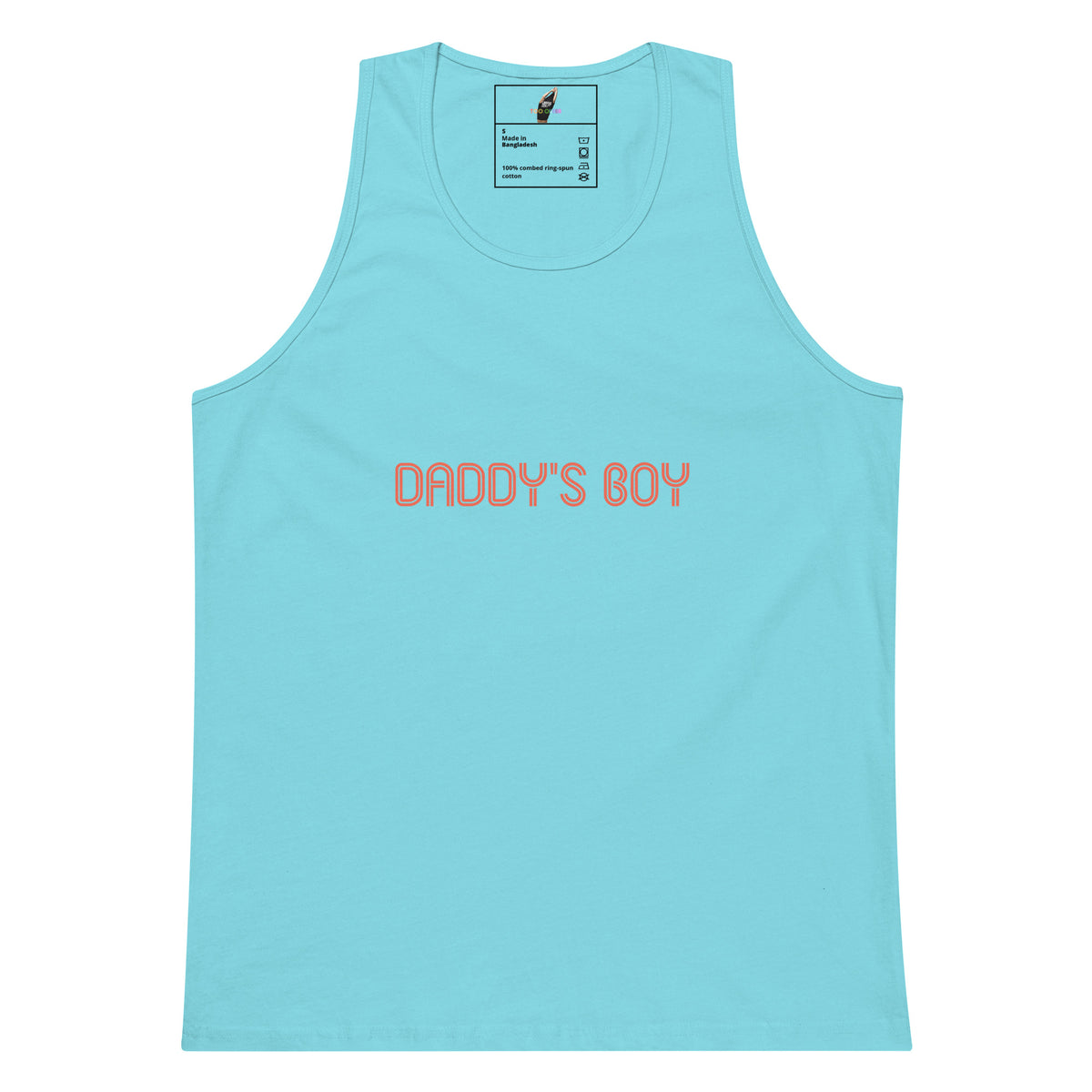 Daddy's Boy Unisex tank top - Pacific Blue