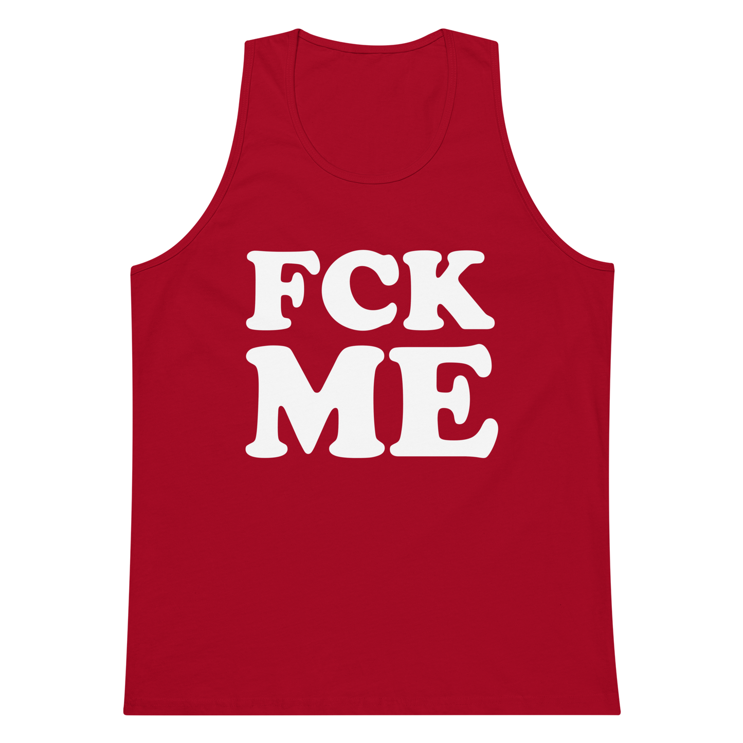 FCK Me Tank Top - Red