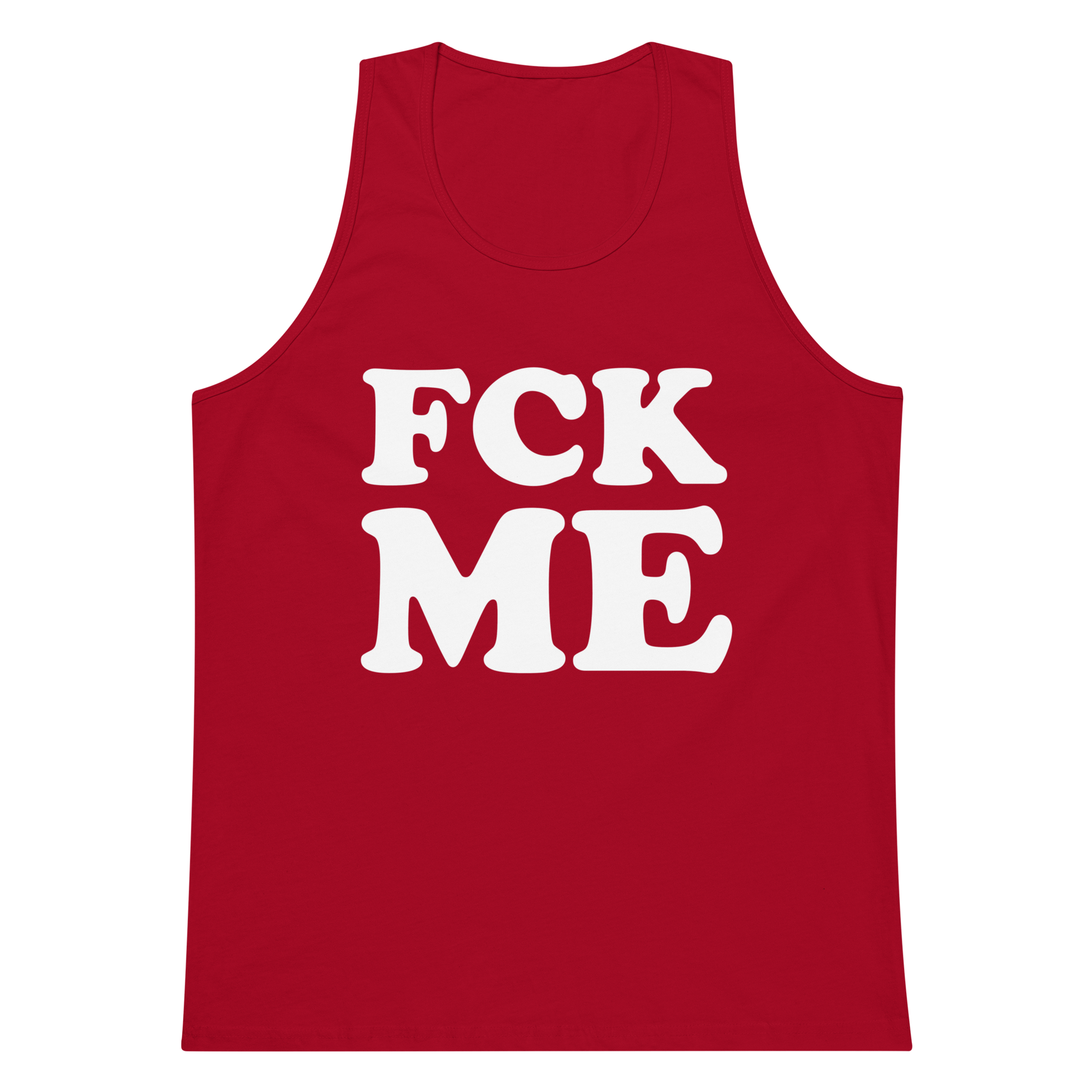 FCK Me Tank Top - Red
