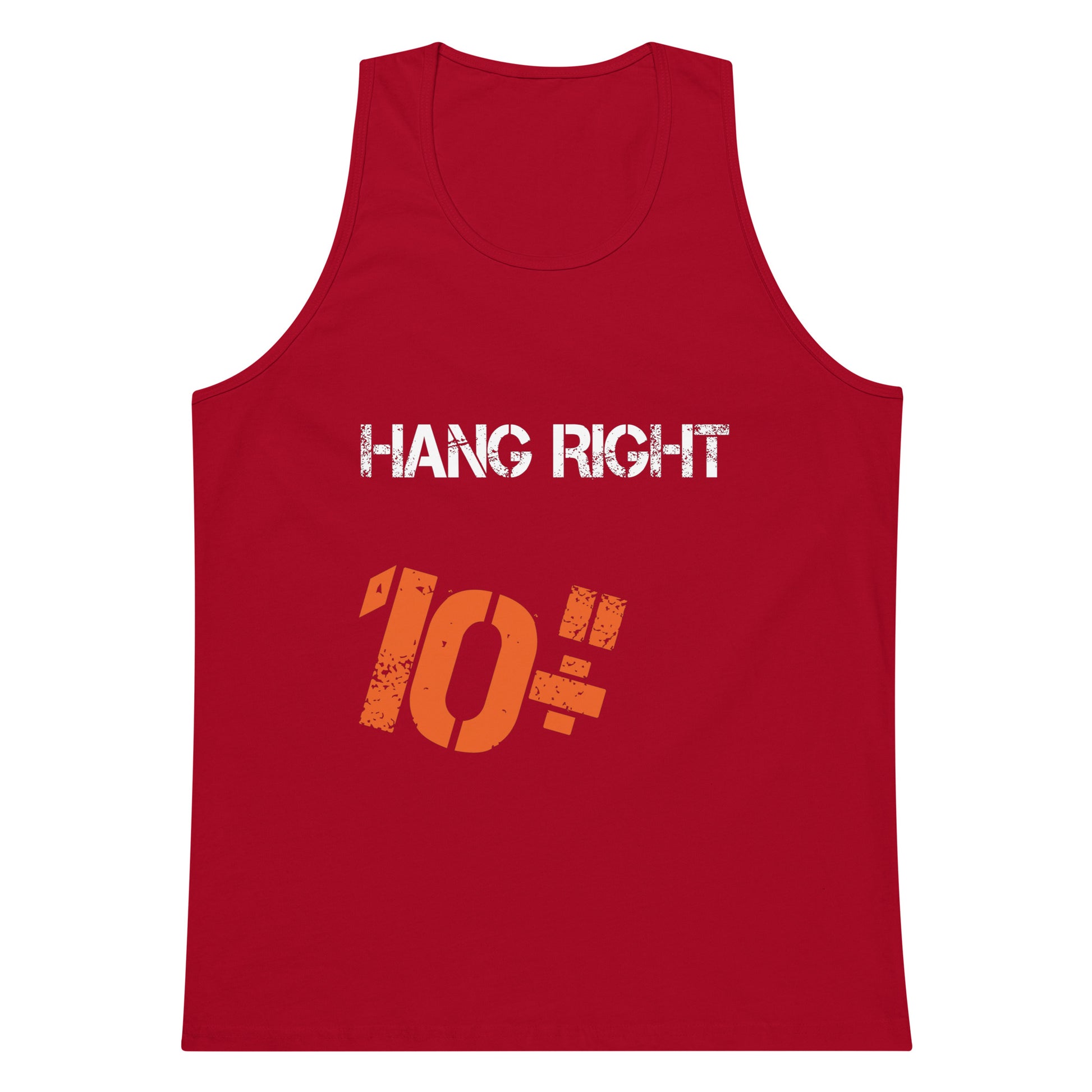 Hang Right 10 Tank Top - Red