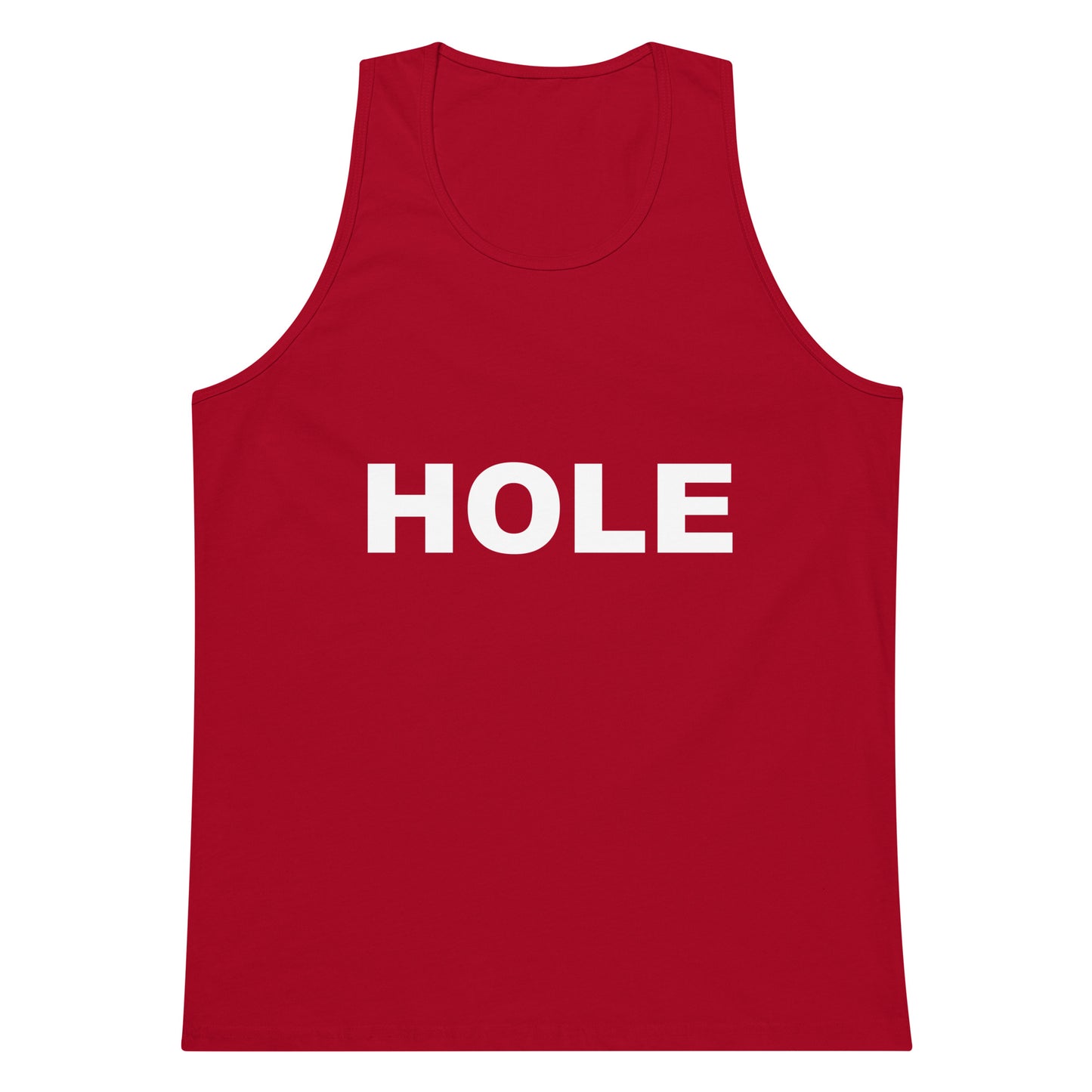 Hole Tank Top - Red