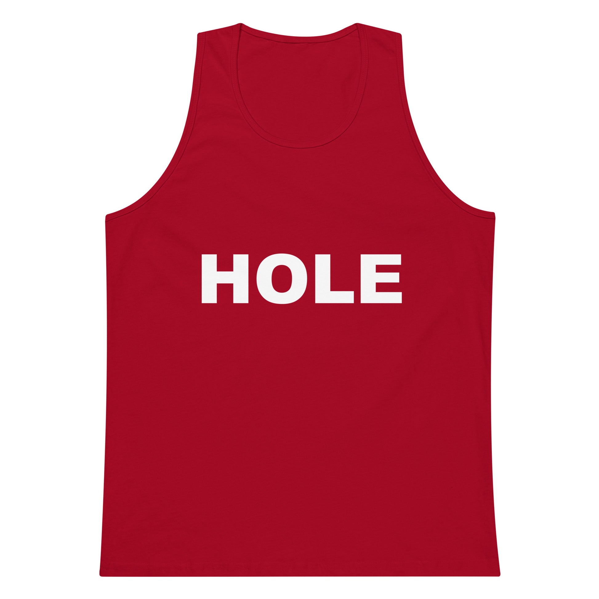 Hole Tank Top - Red