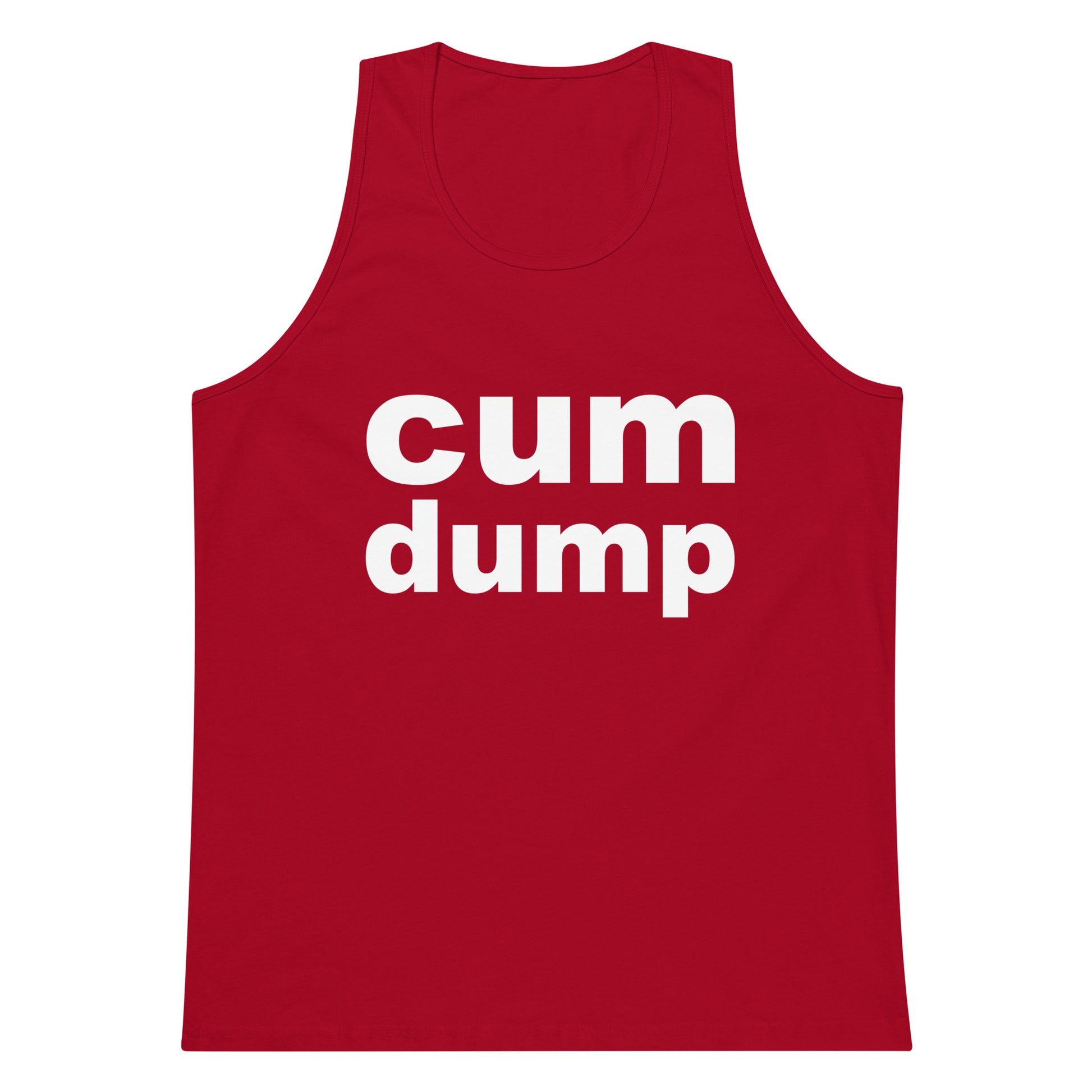 Cum Dump Tank Top - Red
