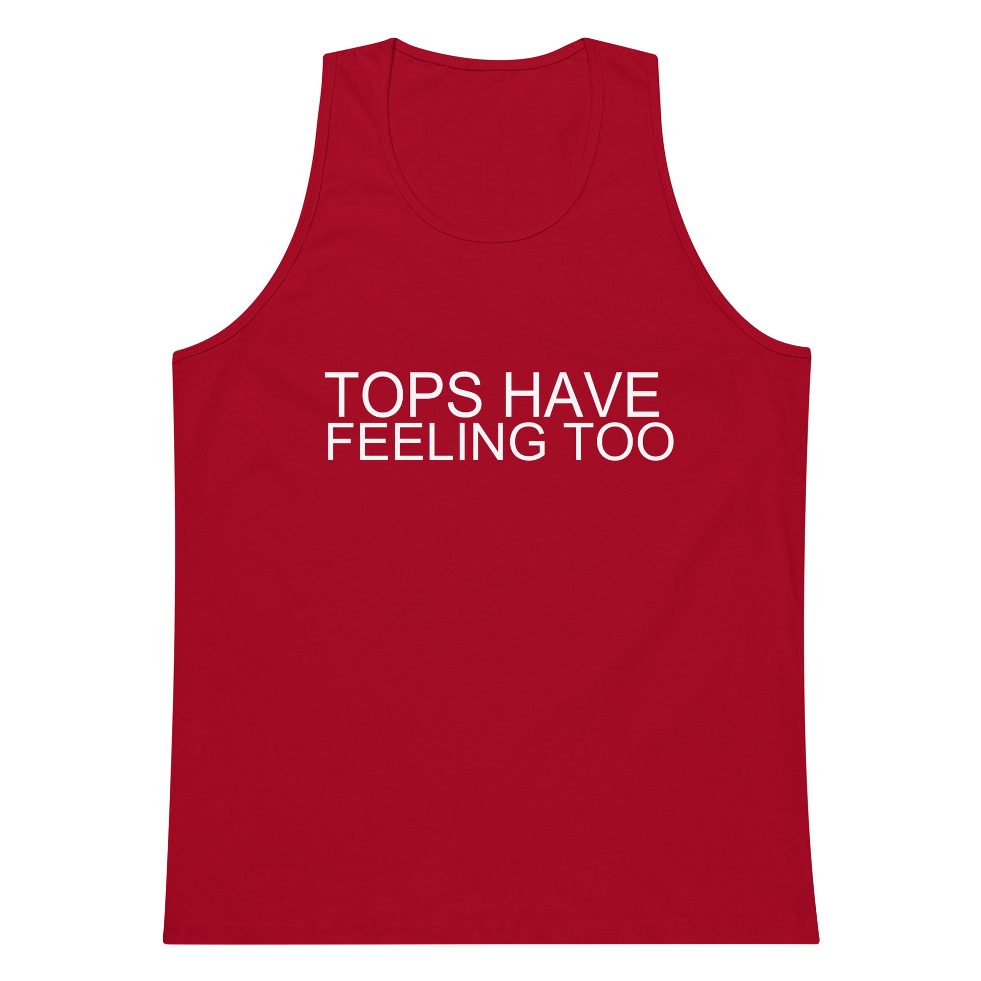 Tops Have Feeling Too Tank Top - Red