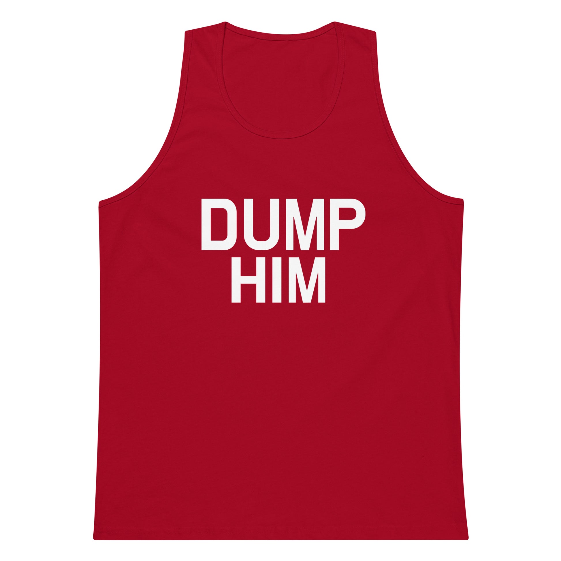 Dump Him Tank Top - Red