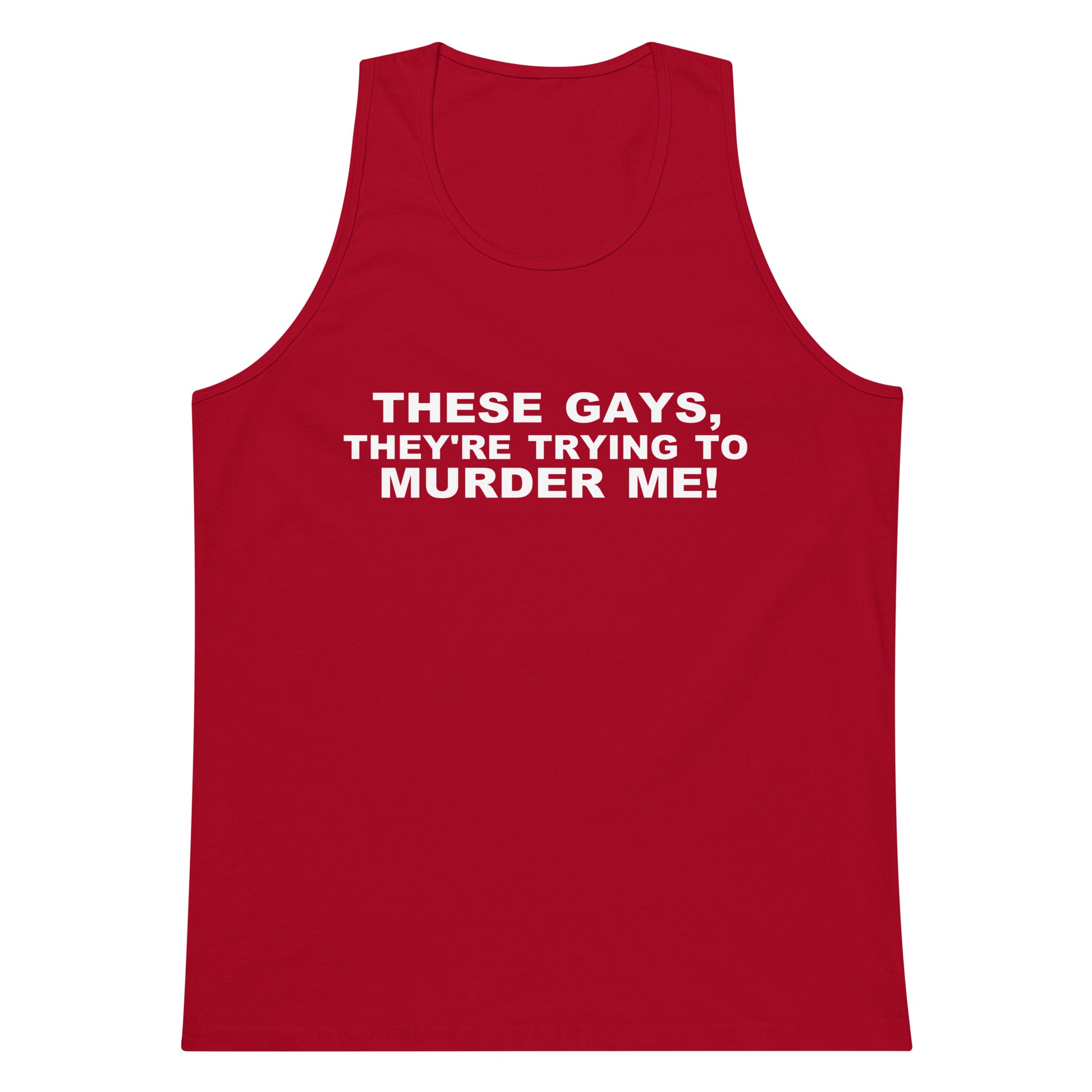 These Gays Tank Top - Red